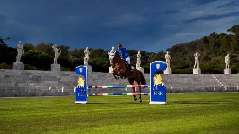 Equestro takes center stage at the 100th edition of Piazza di Siena in Rome 