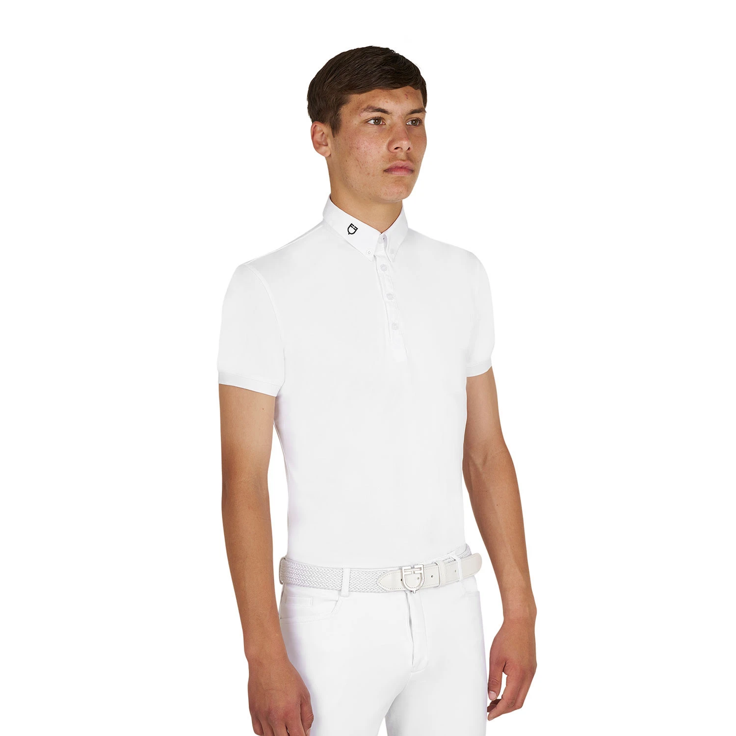 Herenwedstrijdpoloshirt van ademende technische stof