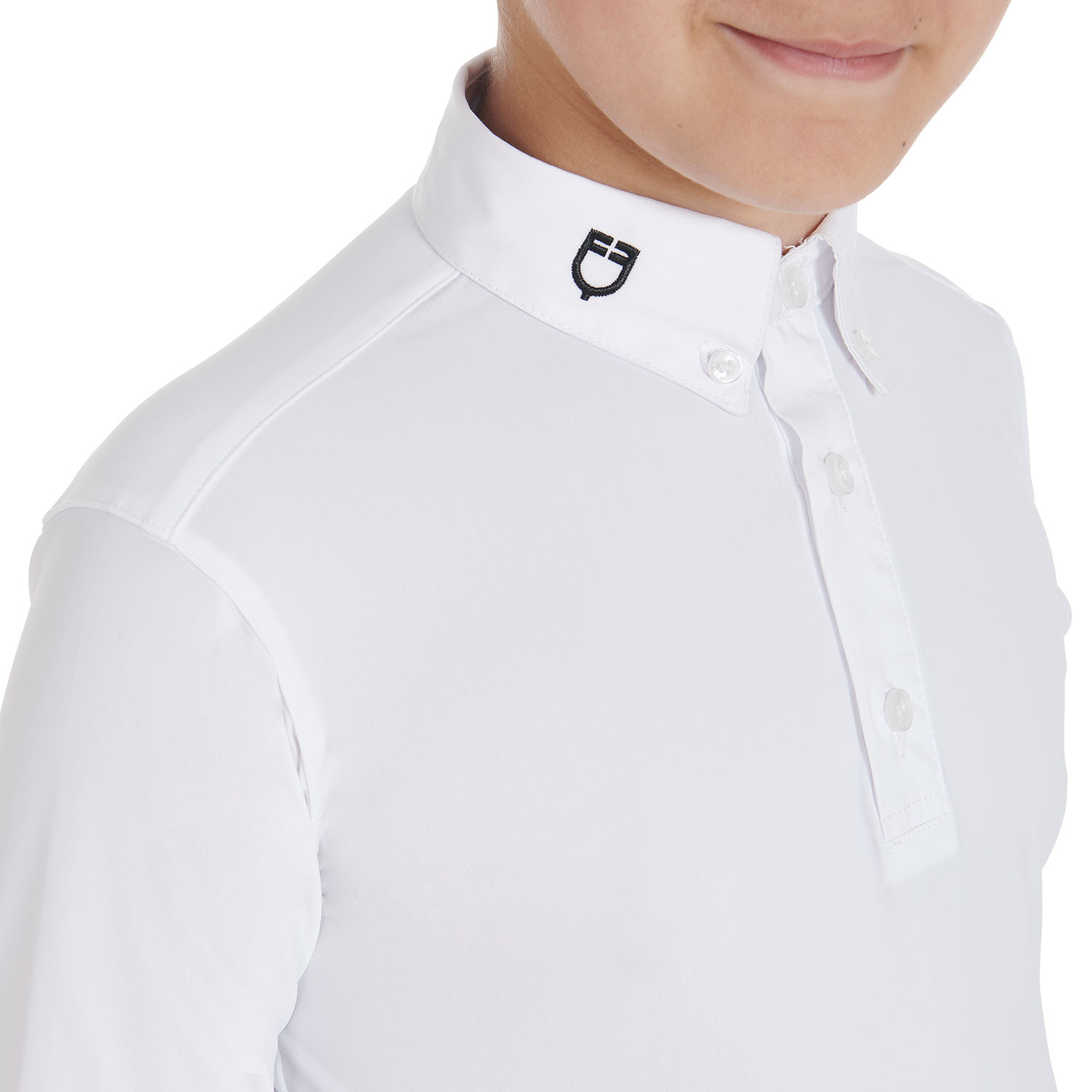 Chlapecké slim fit závodní polo tričko se třemi knoflíky