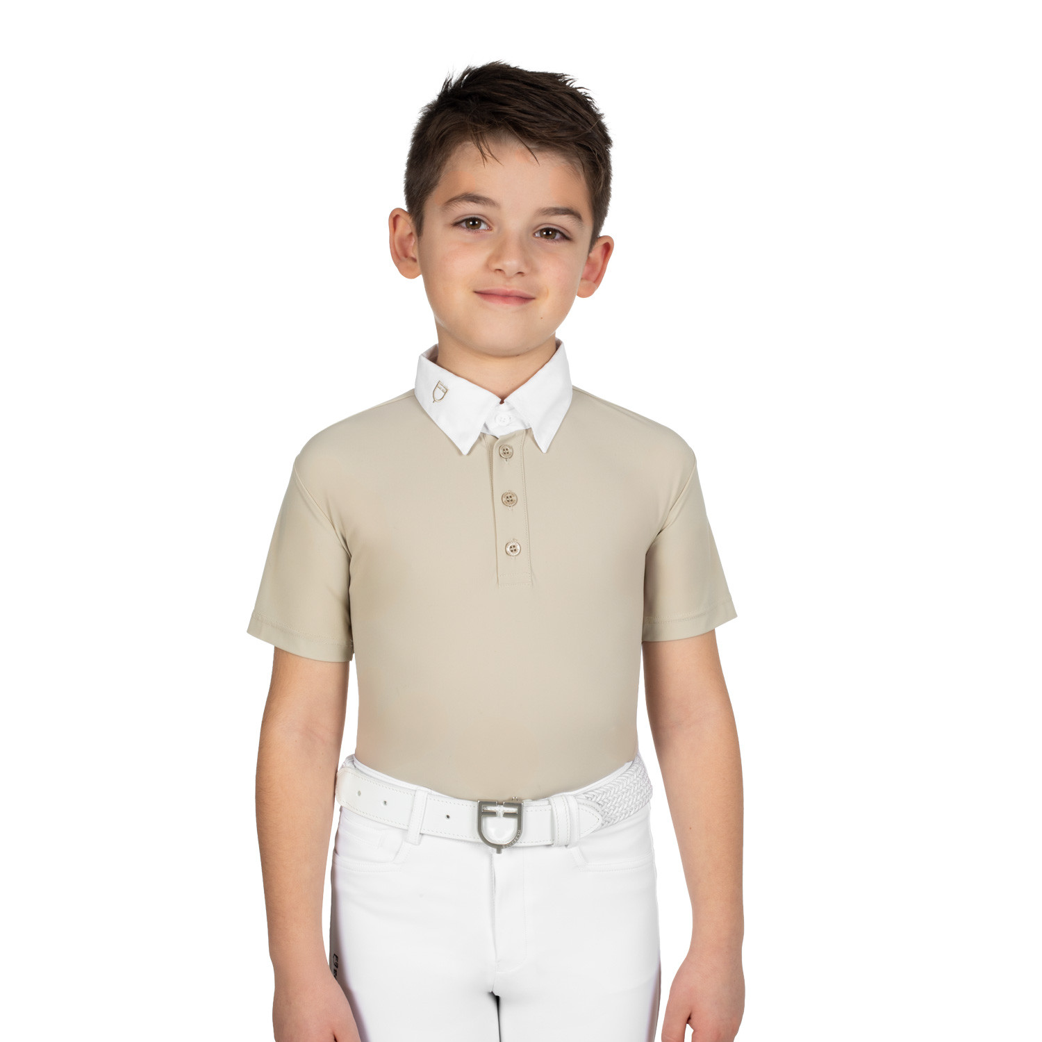 Chlapecké slim fit závodní polo tričko se čtyřmi knoflíky