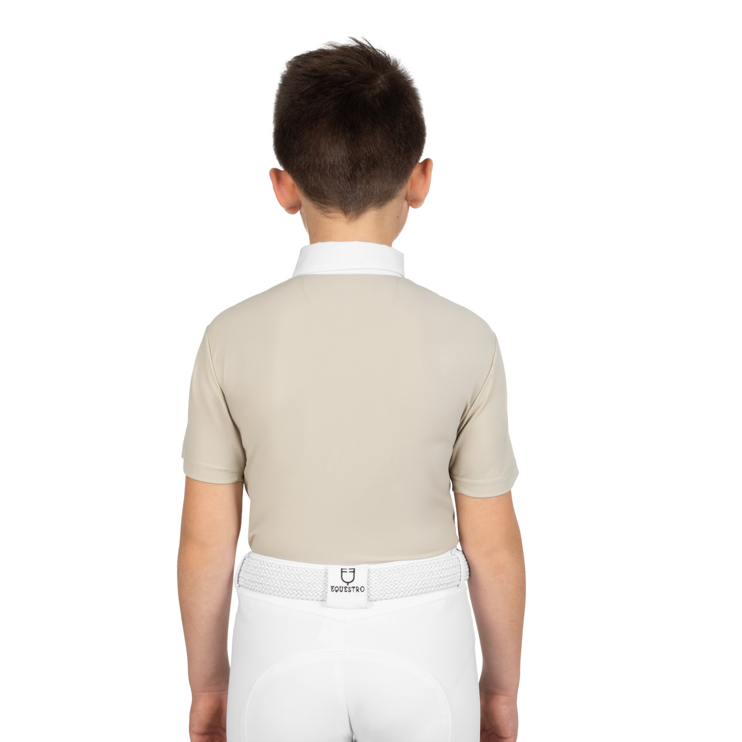 Chlapecké slim fit závodní polo tričko se čtyřmi knoflíky