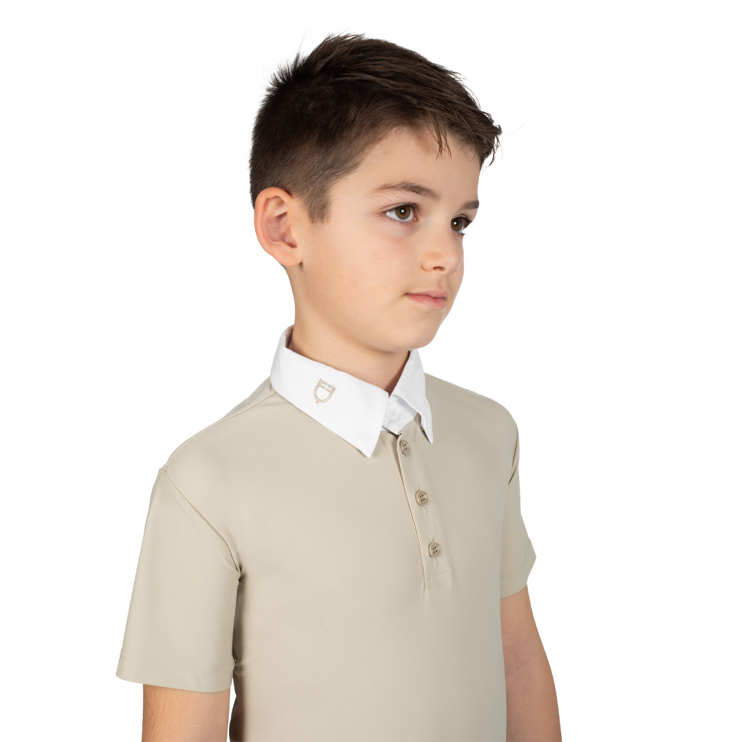 Chlapecké slim fit závodní polo tričko se čtyřmi knoflíky