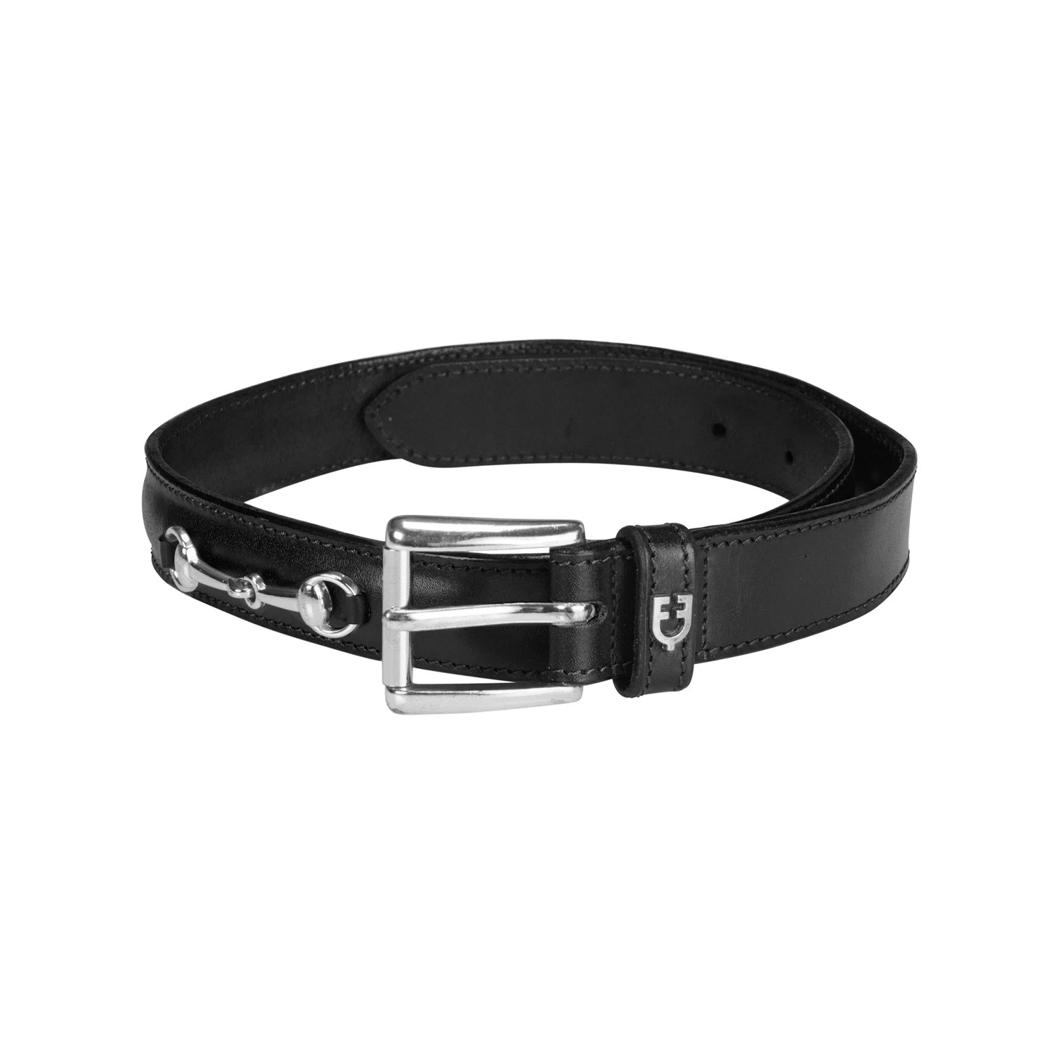 Leren riem met kneveltrens