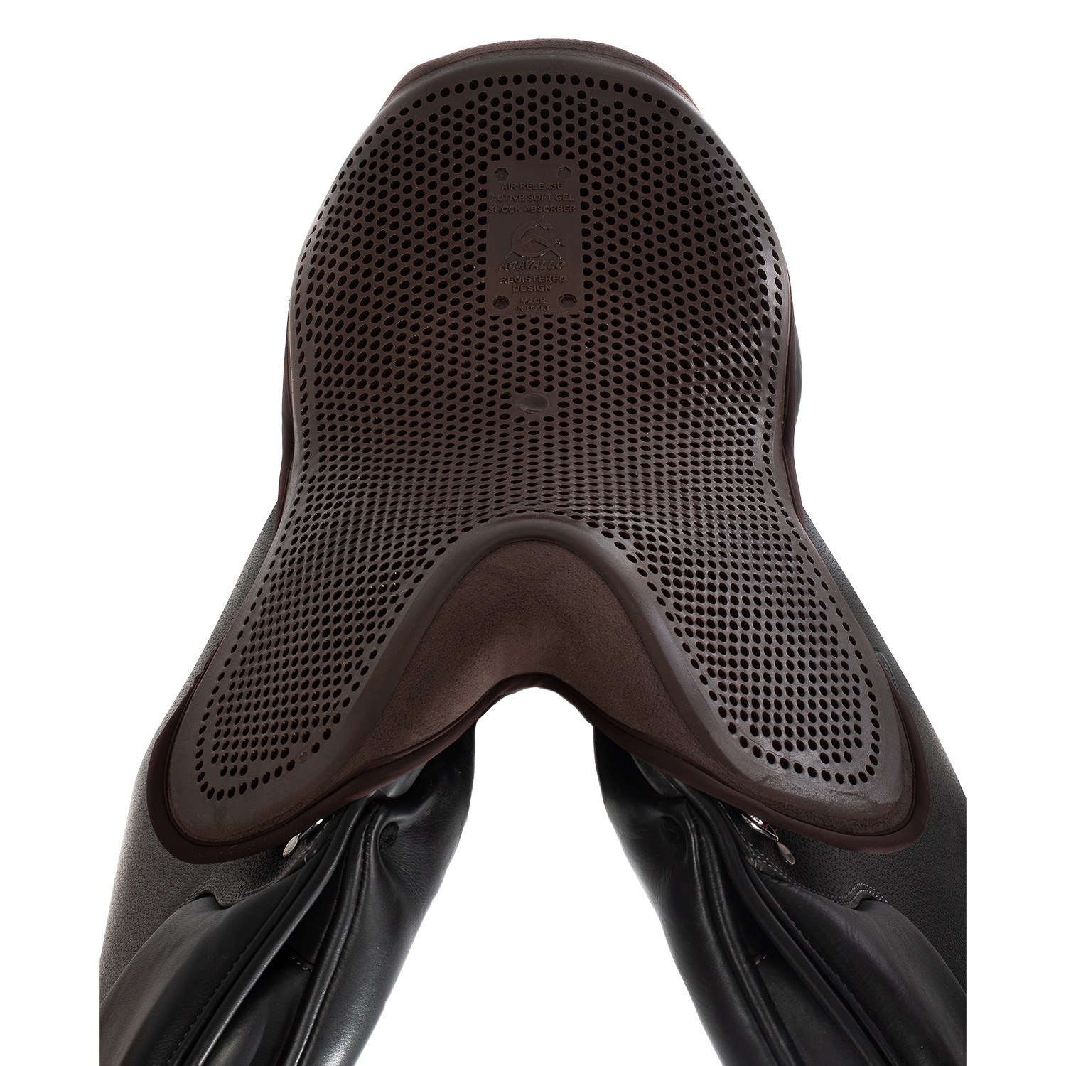 Gelový podsedák do skokového pony sedla Acavallo Classic Gel-Out Dri-Lex 10 mm