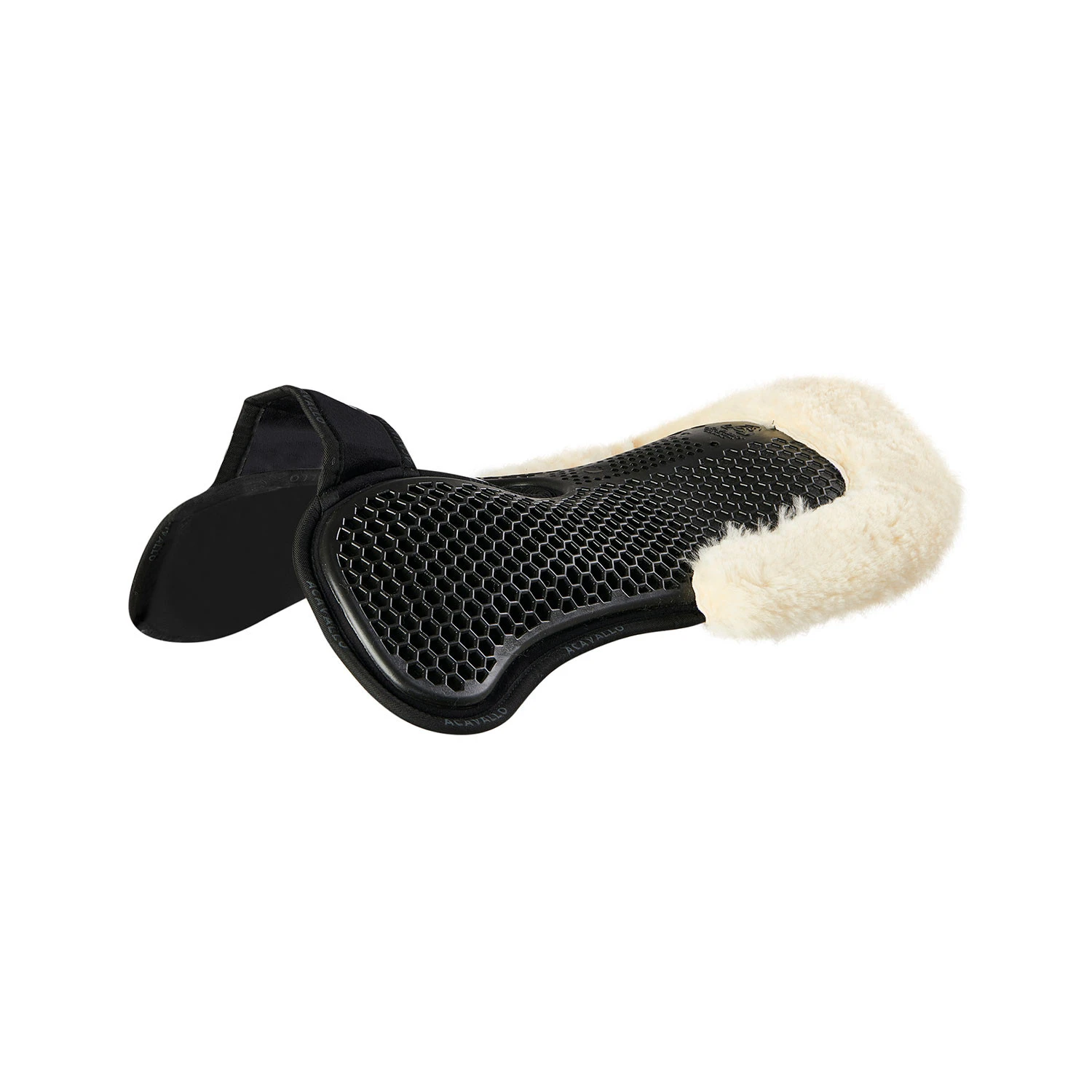 Pad MF-S WFS suède achterkant schapenvacht hexagonale gel voorkant verhoger