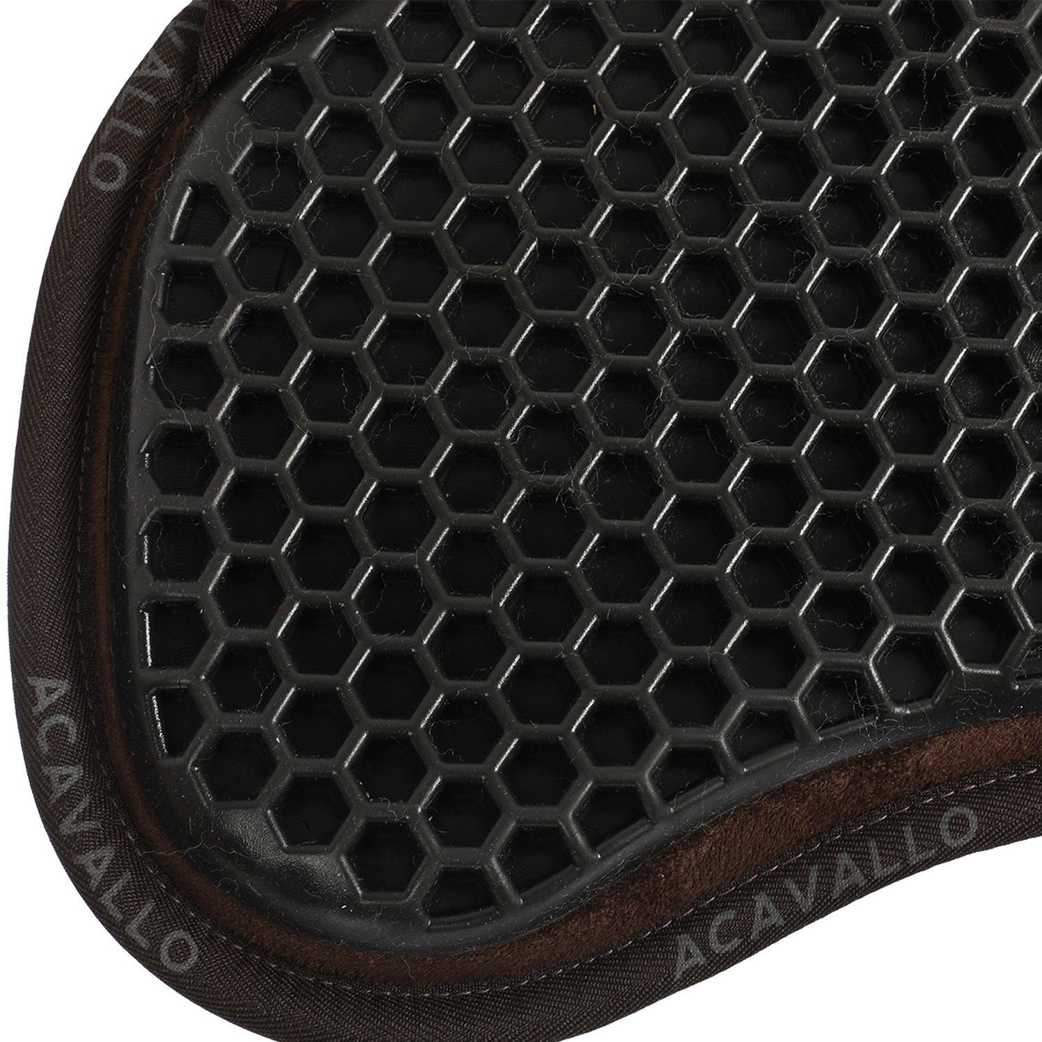 Paměťová plochá podložka Acavallo WFS Hexagonal Gel se zadním beránkem