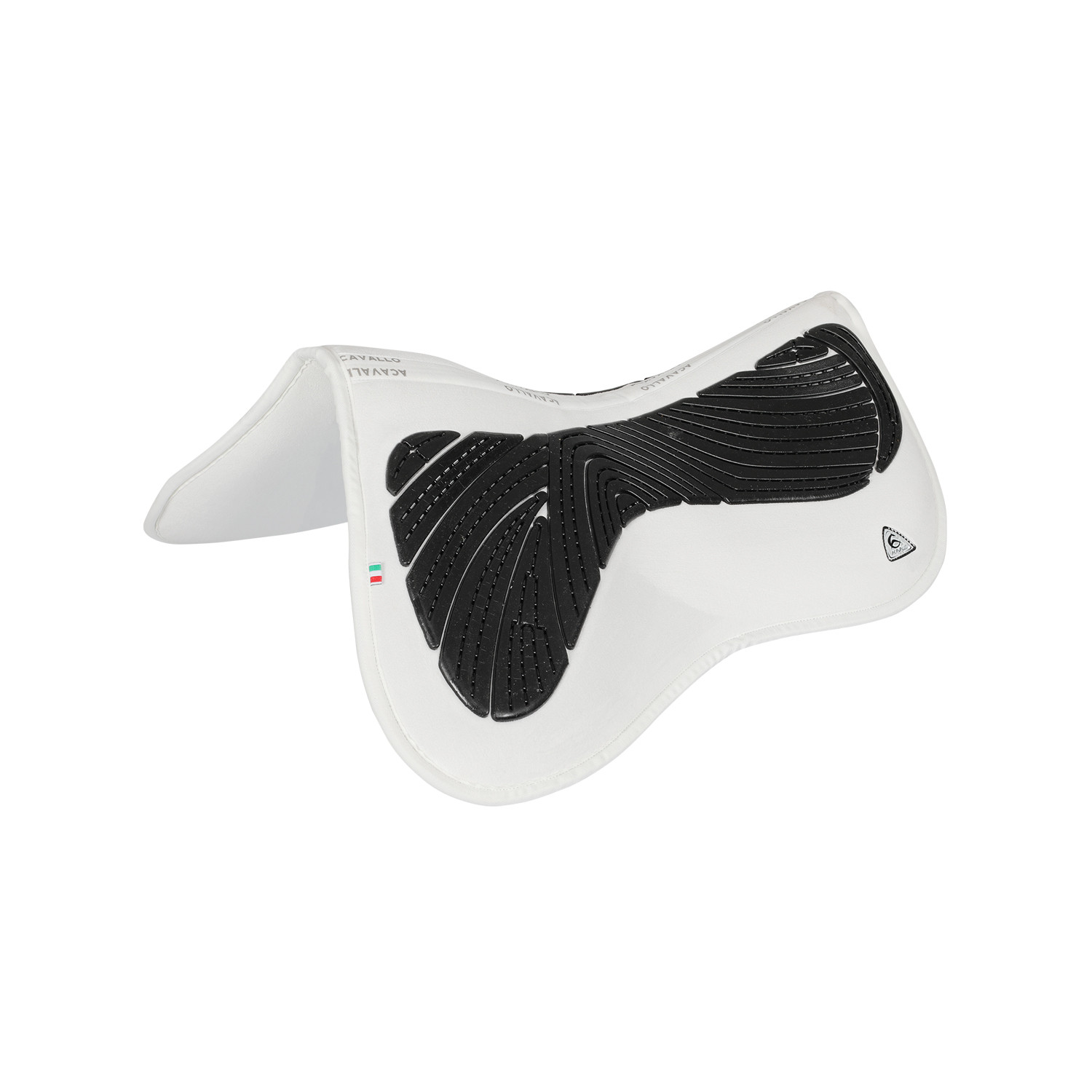Konfigurovatelná paměťová podložka Acavallo Suede Gel Grip s kapsami