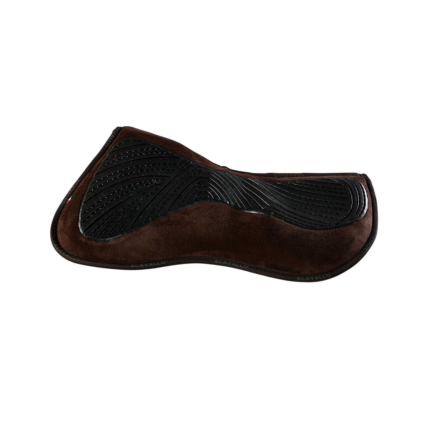 Konfigurovatelná paměťová podložka Acavallo Suede Gel Grip s kapsami