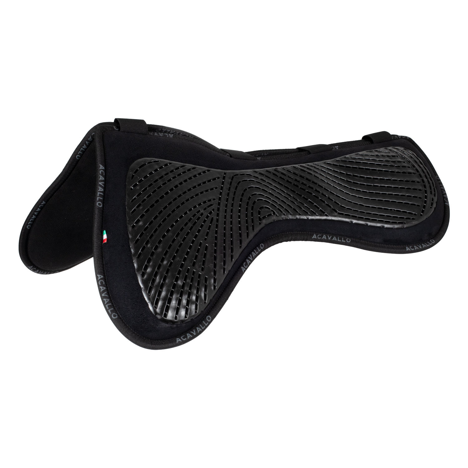 Paměťová podložka pod skokové sedlo Acavallo Suede Gel Grip s volnou páteří