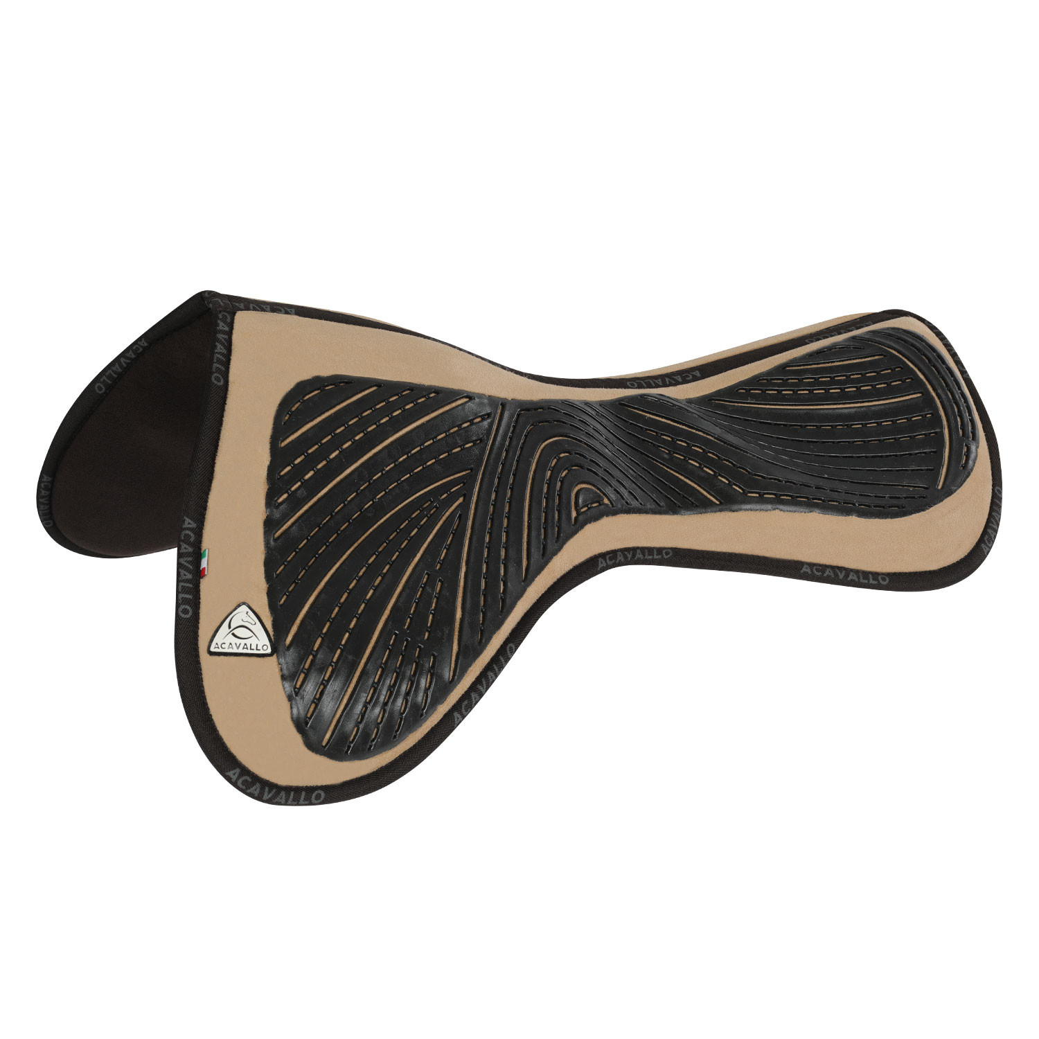 Paměťová podložka pod skokové sedlo Acavallo Suede Gel Grip