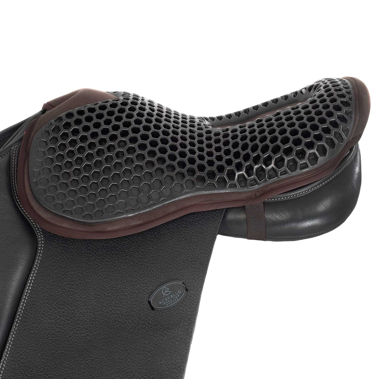 Gelový podsedák do skokového sedla Acavallo Ortho-Coccyx Hexagonal Gel-Out 20 mm