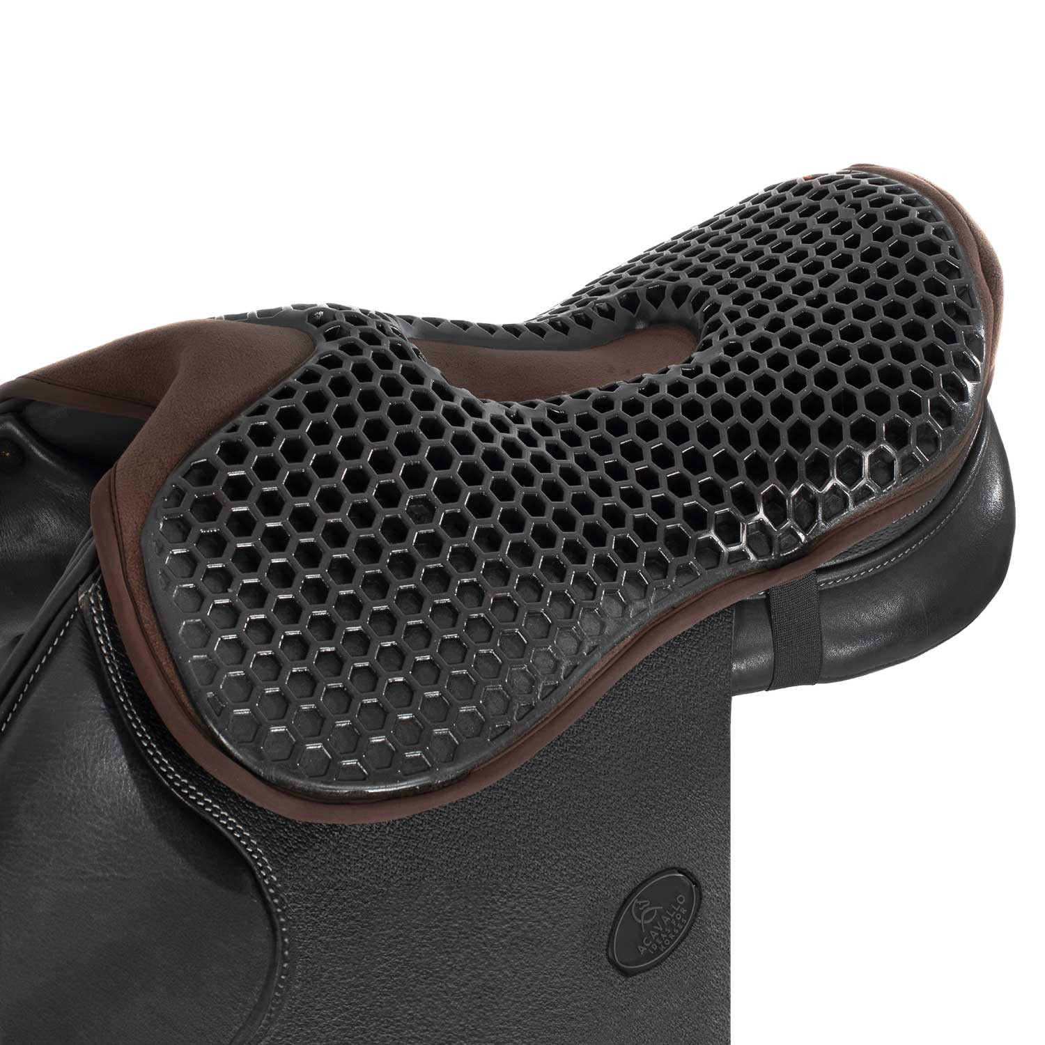 Gelový podsedák do skokového sedla Acavallo Ortho-Pubis Hexagonal Gel-Out 20 mm