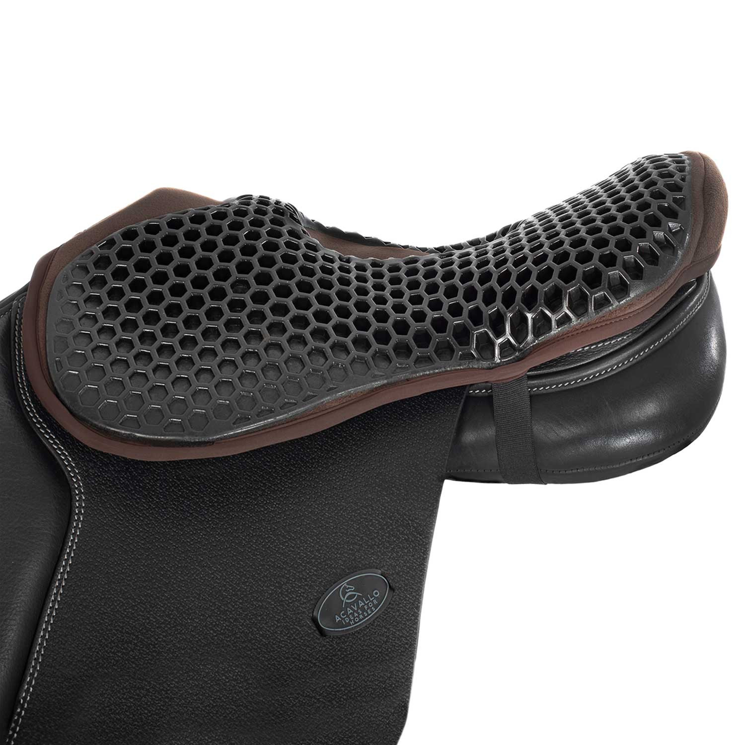 Gelový podsedák do skokového sedla Acavallo Ortho-Pubis Hexagonal Gel-Out 20 mm