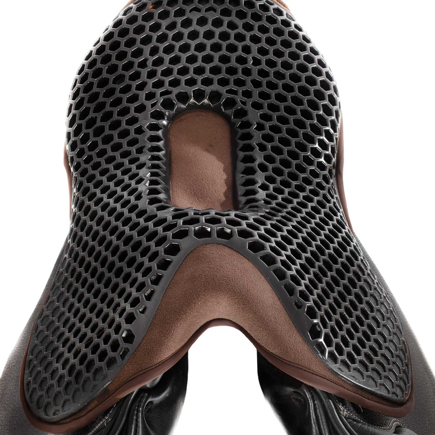 Gelový podsedák do skokového sedla Acavallo Ortho-Pubis Hexagonal Gel-Out 20 mm