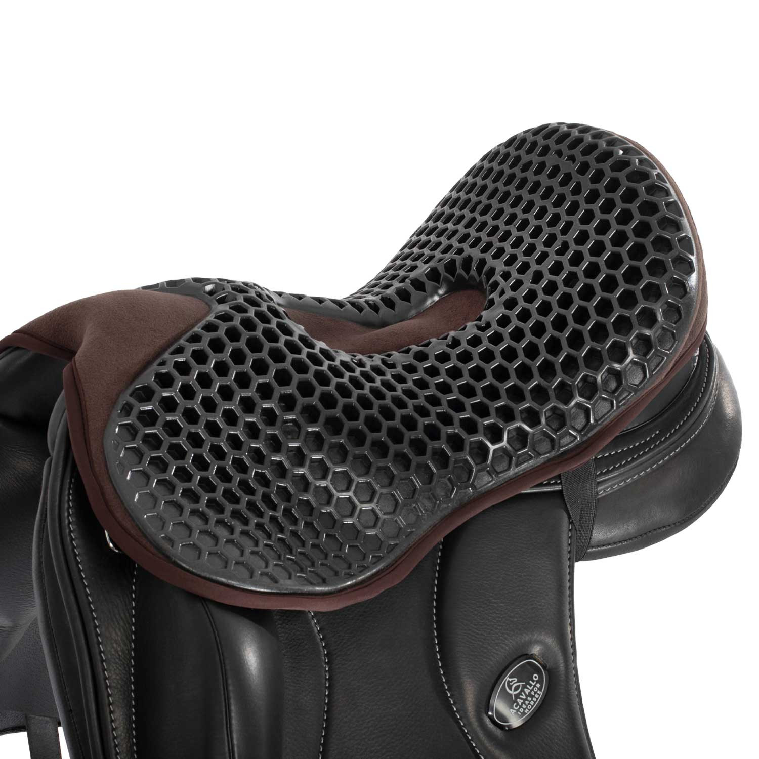 Gelový podsedák do drezurního sedla Acavallo Ortho-Pubis Hexagonal Gel-Out 20 mm