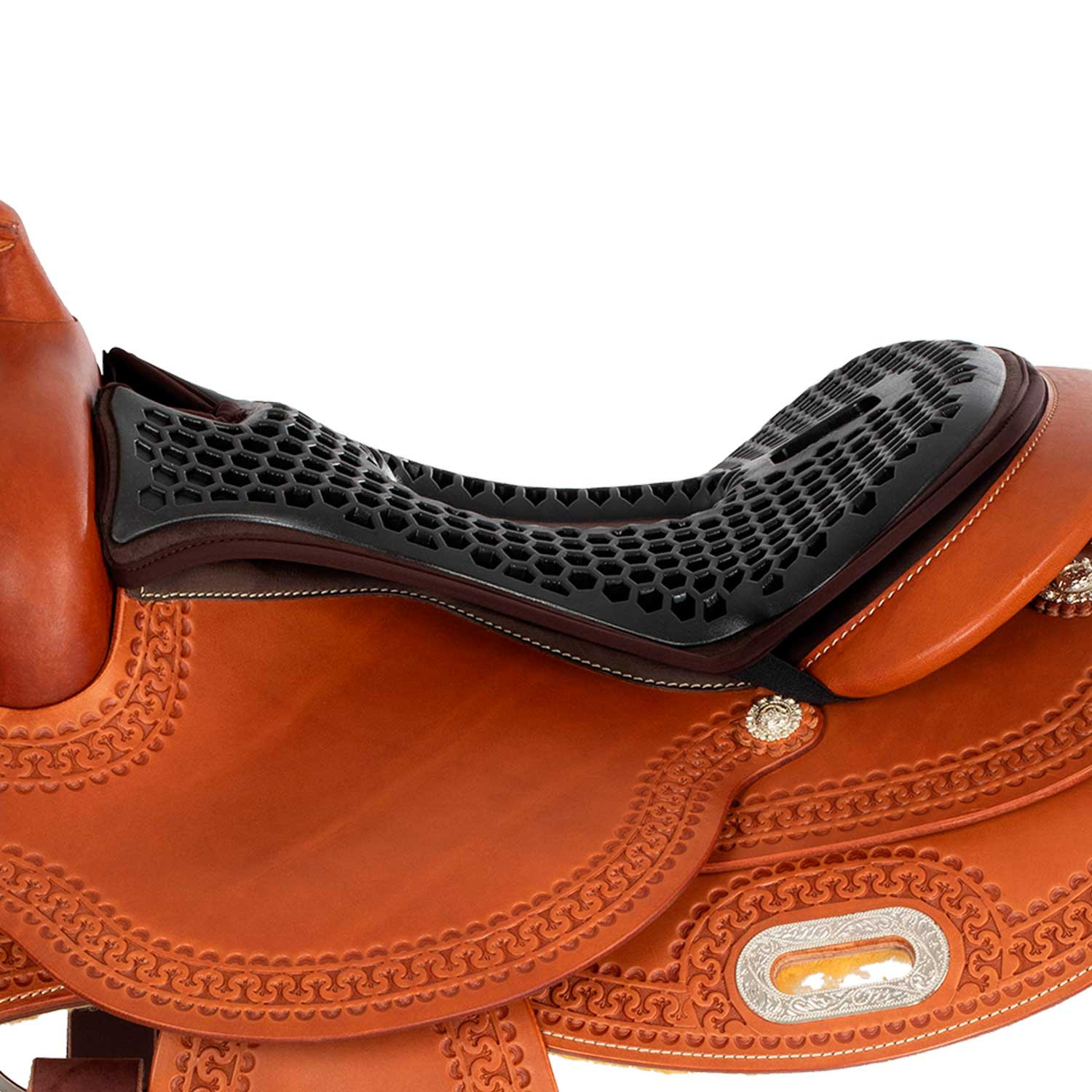 Gelový podsedák do westernového sedla Acavallo Ortho-Pubis Hexagonal 20 mm