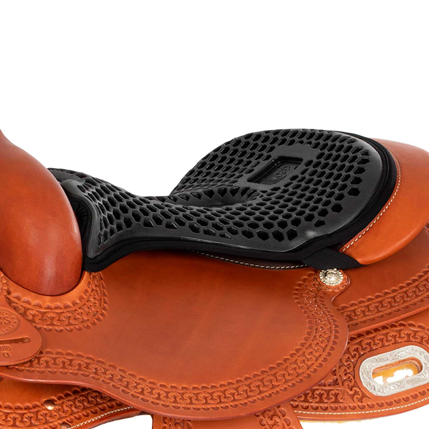 Gelový podsedák do westernového sedla Acavallo Ortho-Pubis Hexagonal 20 mm