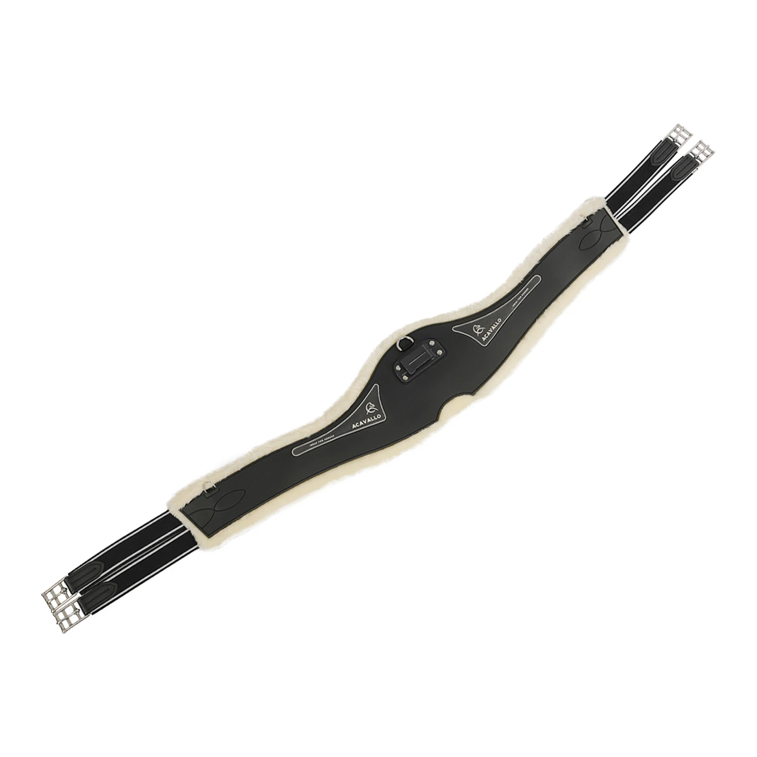 Sprunggurt Classic Gel PVC abnehmbar mit Kunstlammfell