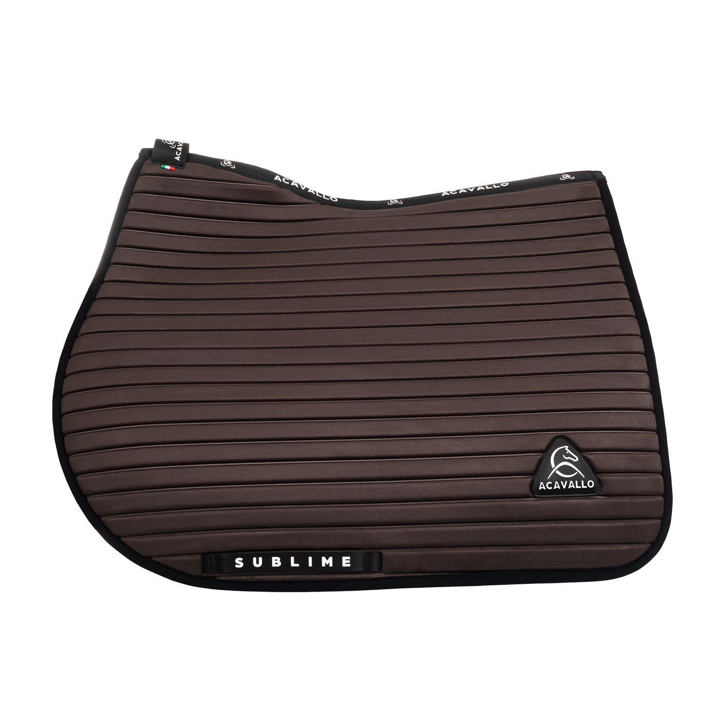 Skoková podsedlová dečka Acavallo Sublime Striped z technického materiálu