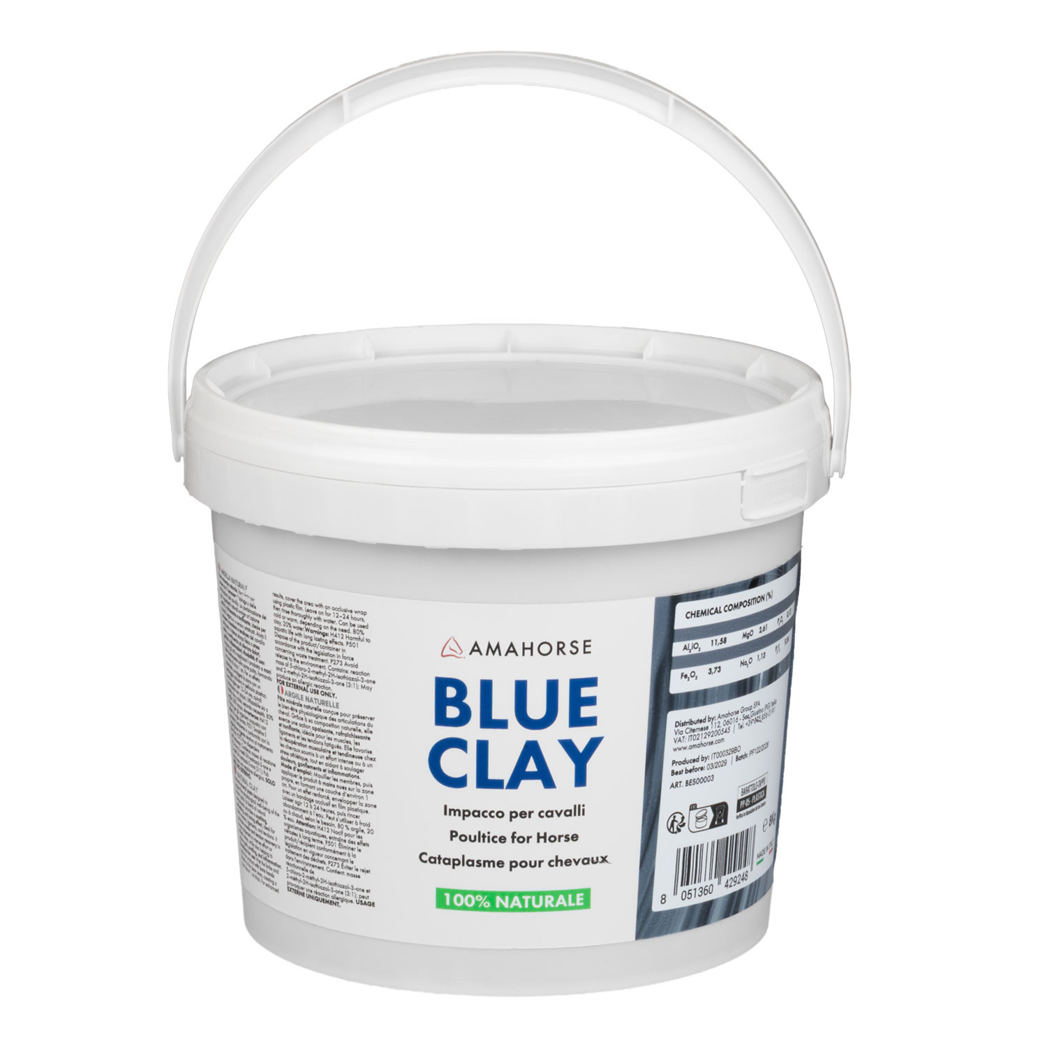 Blue Clay 100% Pure Natural (8kg)