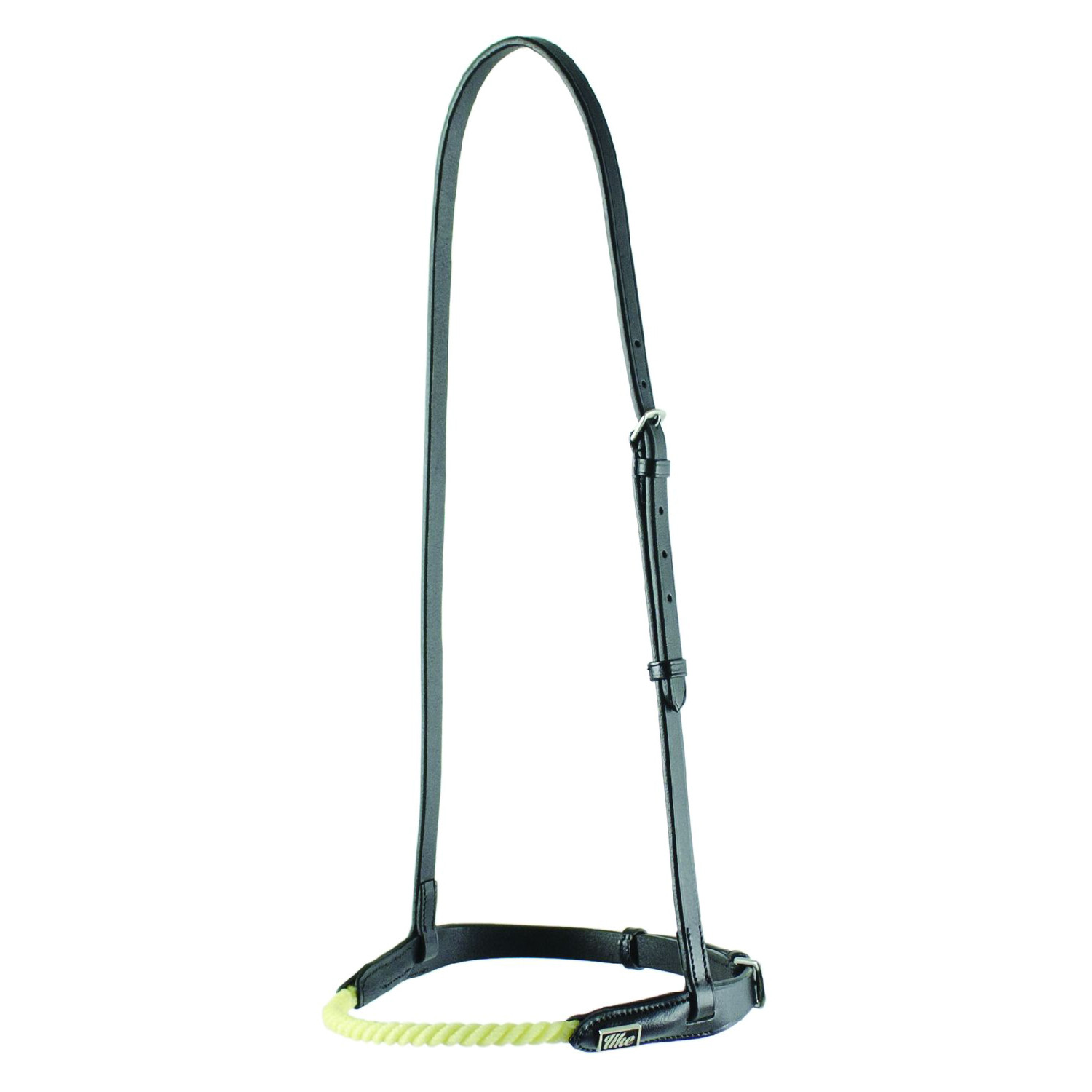 Muzzle noseband braided rope