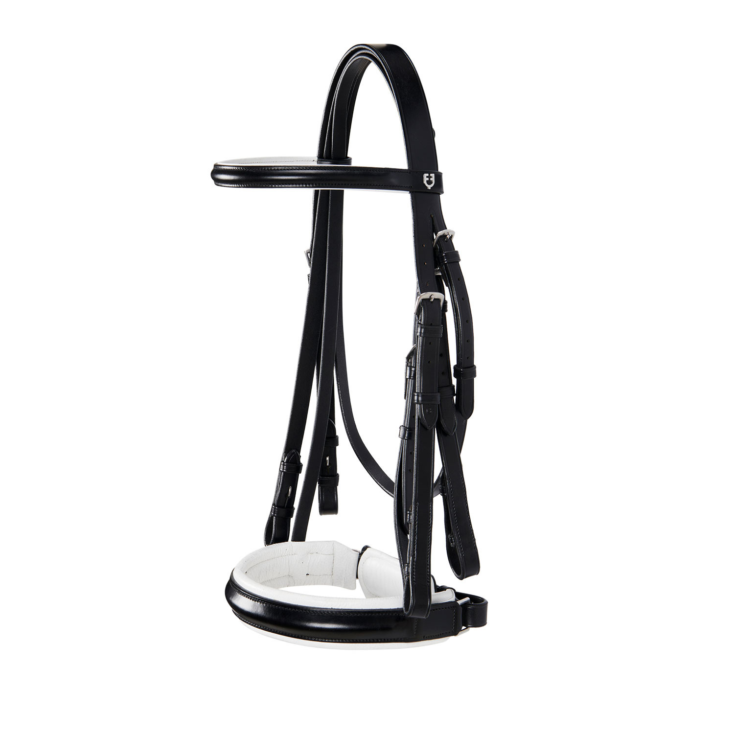 Dressage smooth leather bridle
