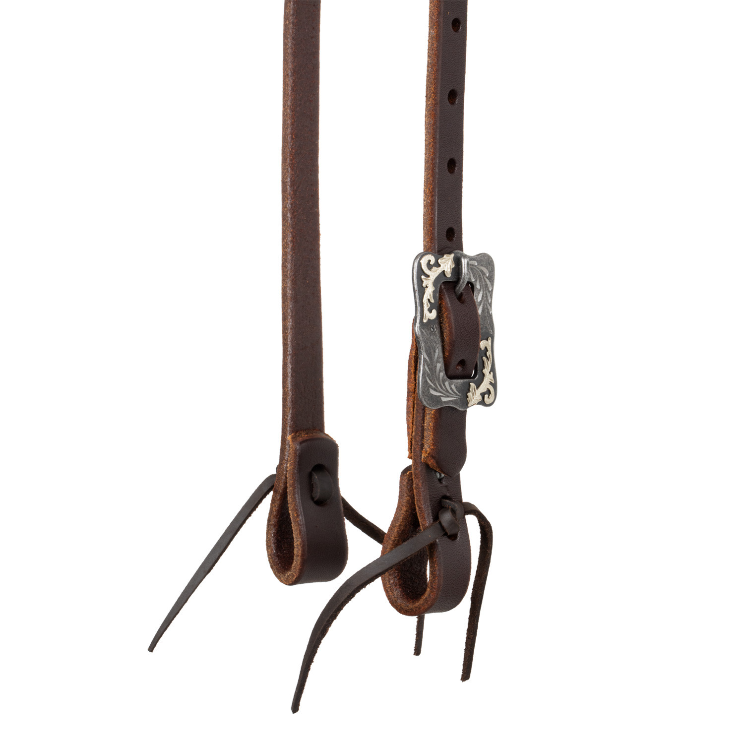 Nastavitelná westernová uzdečka Berlin Custom Leather s jednoduchou čelenkou