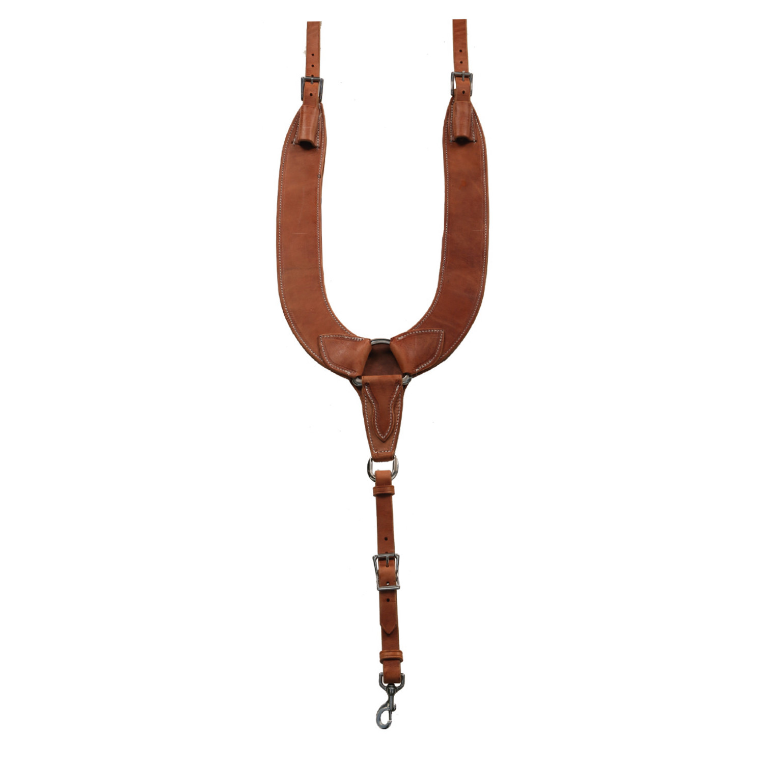 Zesílený westernový poprsník Berlin Custom Leather Heavy Pulling