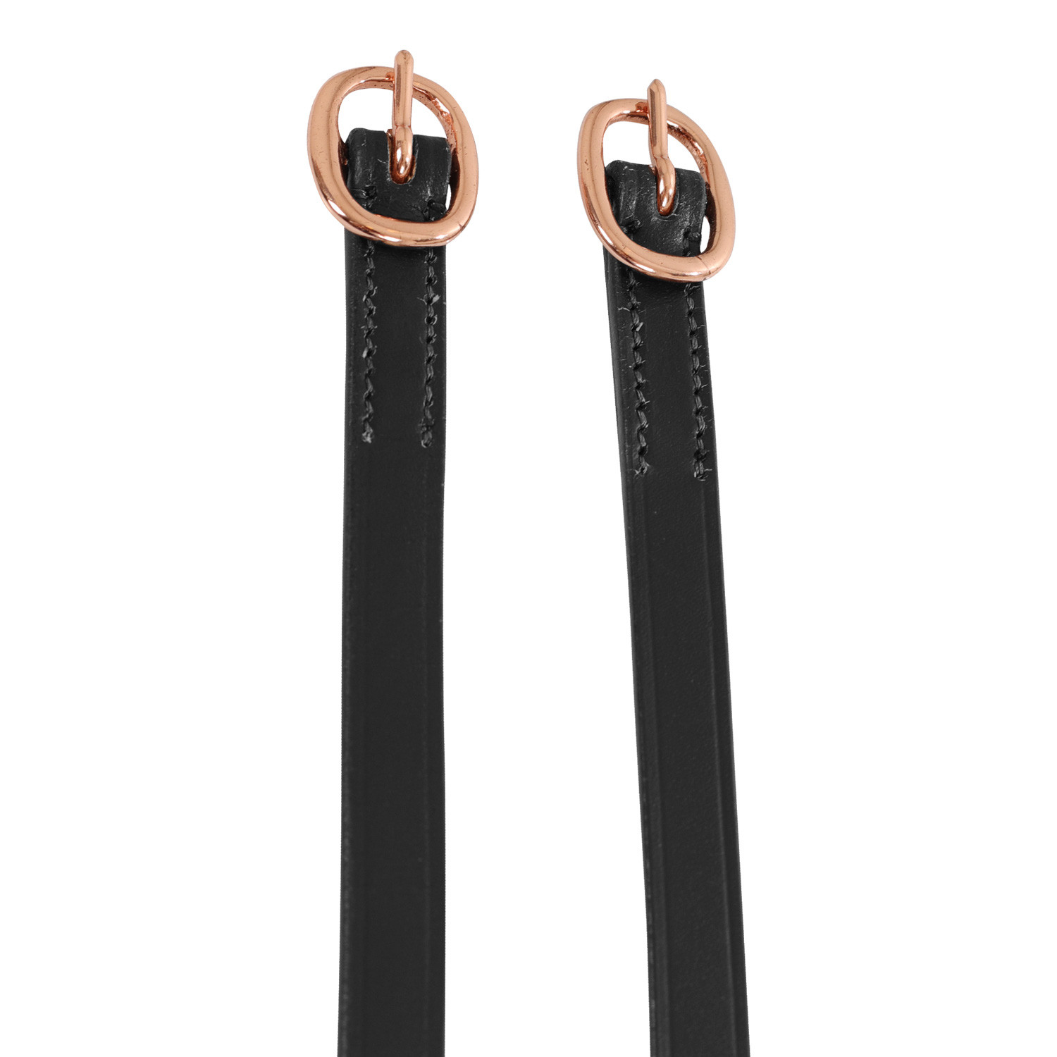 Kožené řemínky k ostruhám Equestro Rose Gold