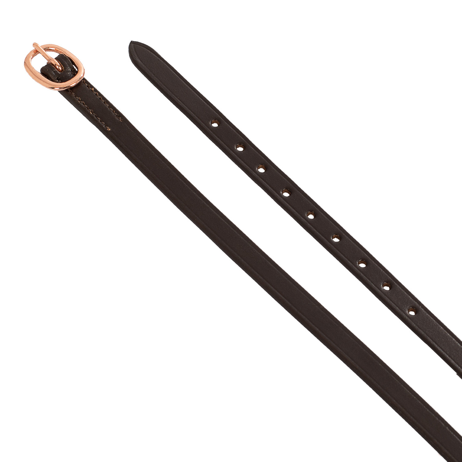 Kožené řemínky k ostruhám Equestro Rose Gold