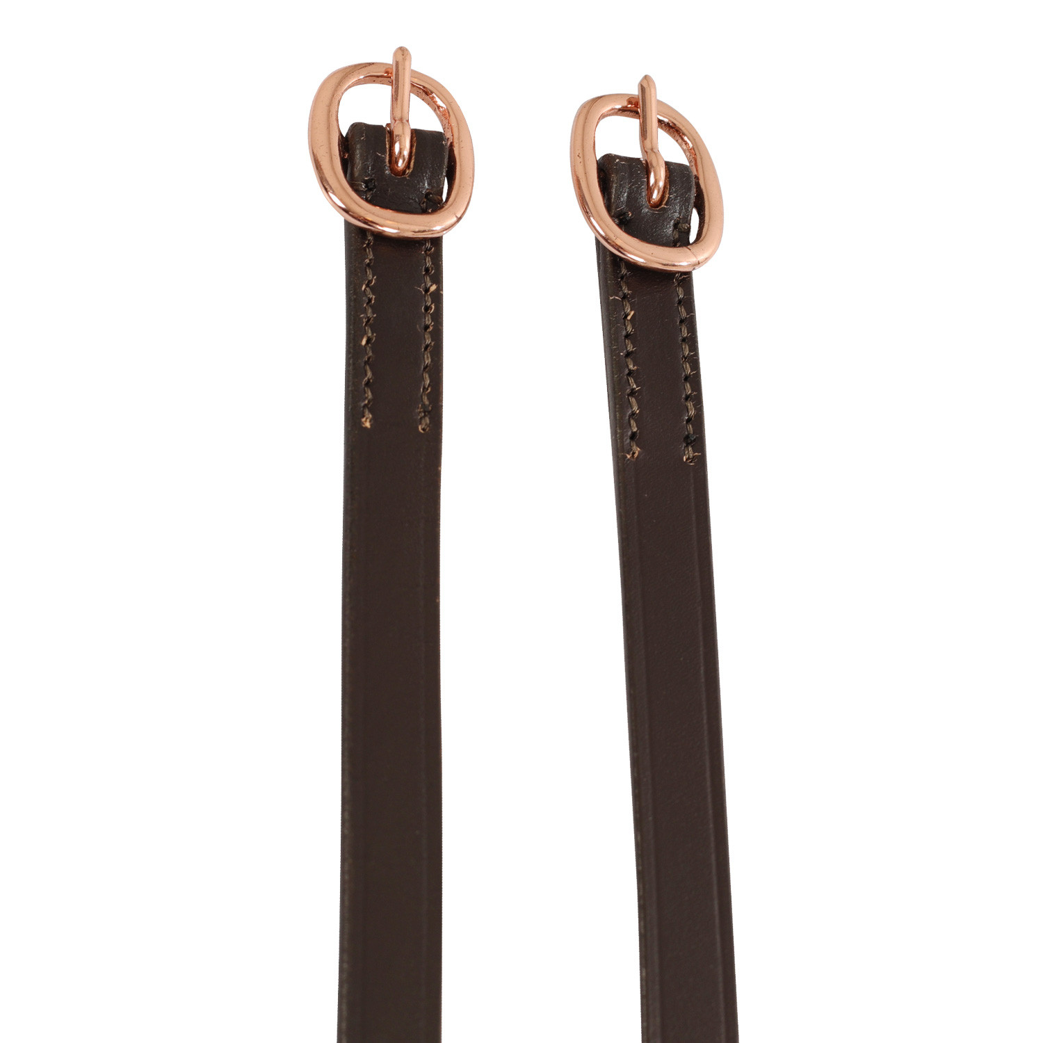 Kožené řemínky k ostruhám Equestro Rose Gold