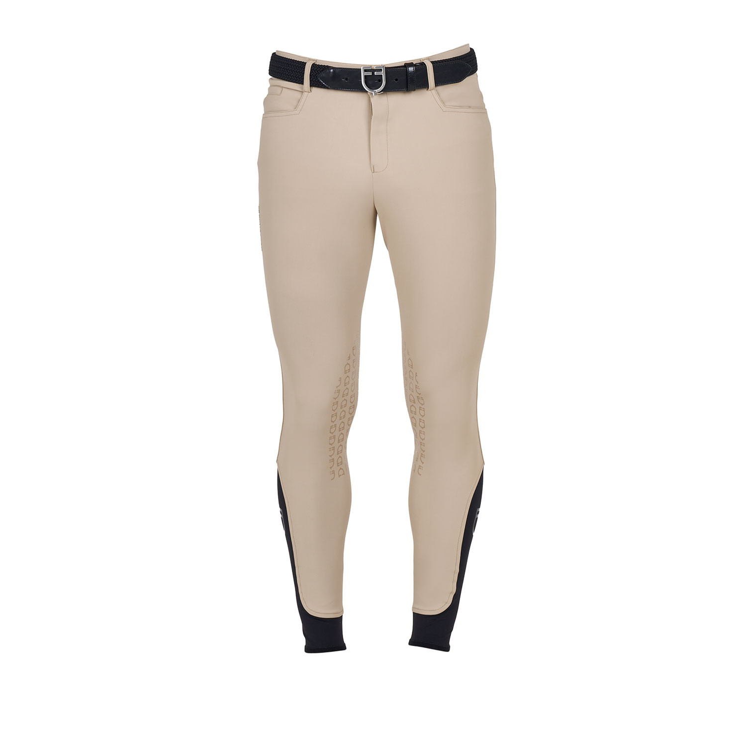 Pánské slim fit jezdecké rajtky Equestro Caspar s kolenním gripem