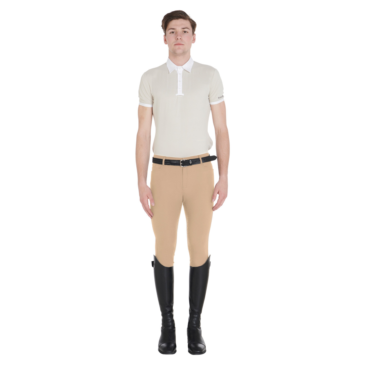 Pánské slim fit jezdecké rajtky Equestro s celogripem