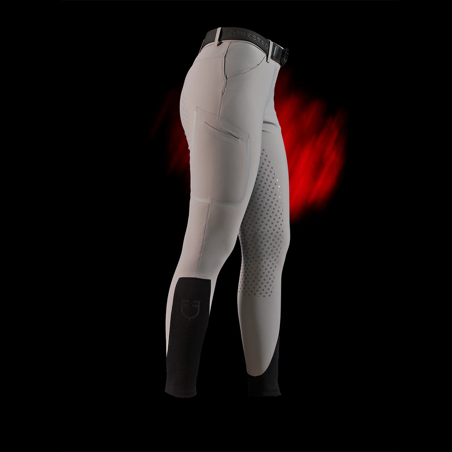Equestro Ridertechnology Damen Slim Fit Vollbesatz Reithose