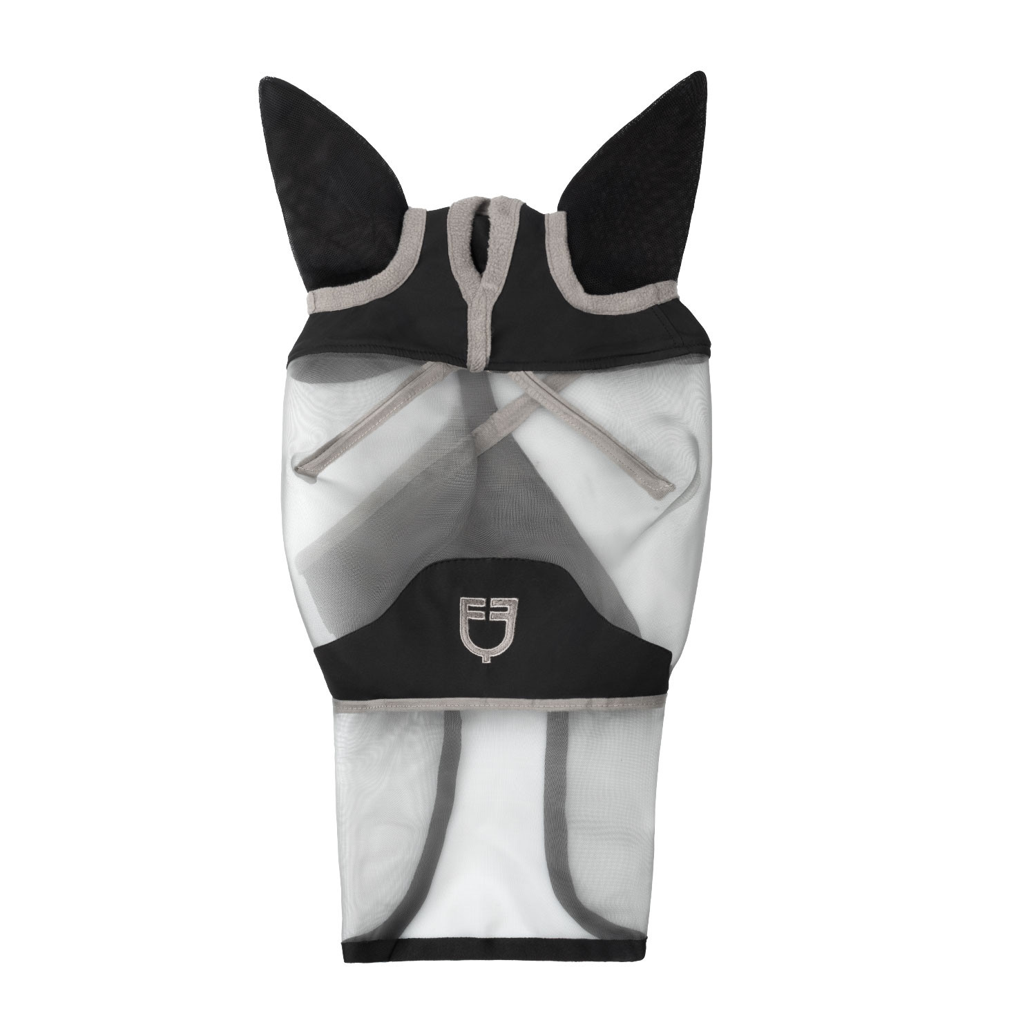 Full face fly mask with logo