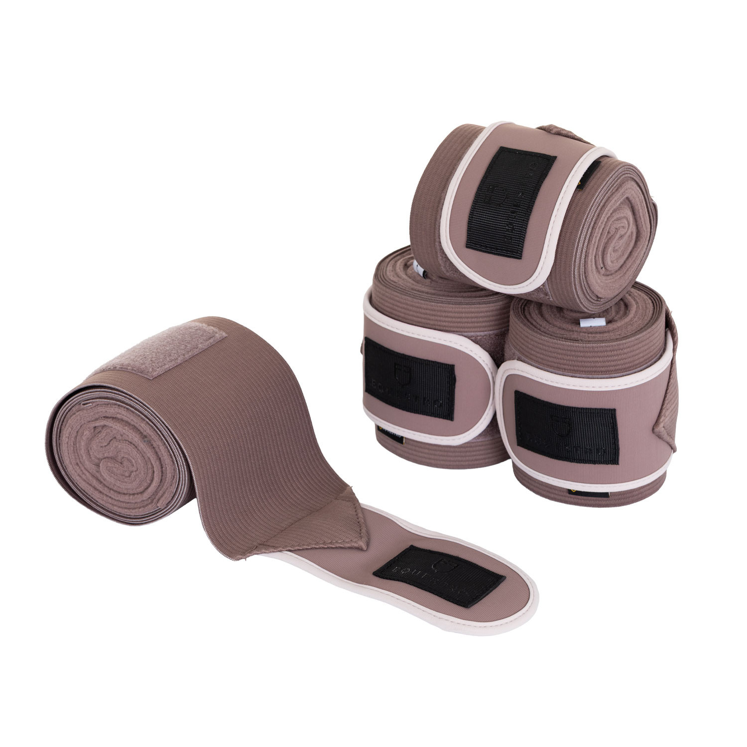 Fleece working bandages with elastic