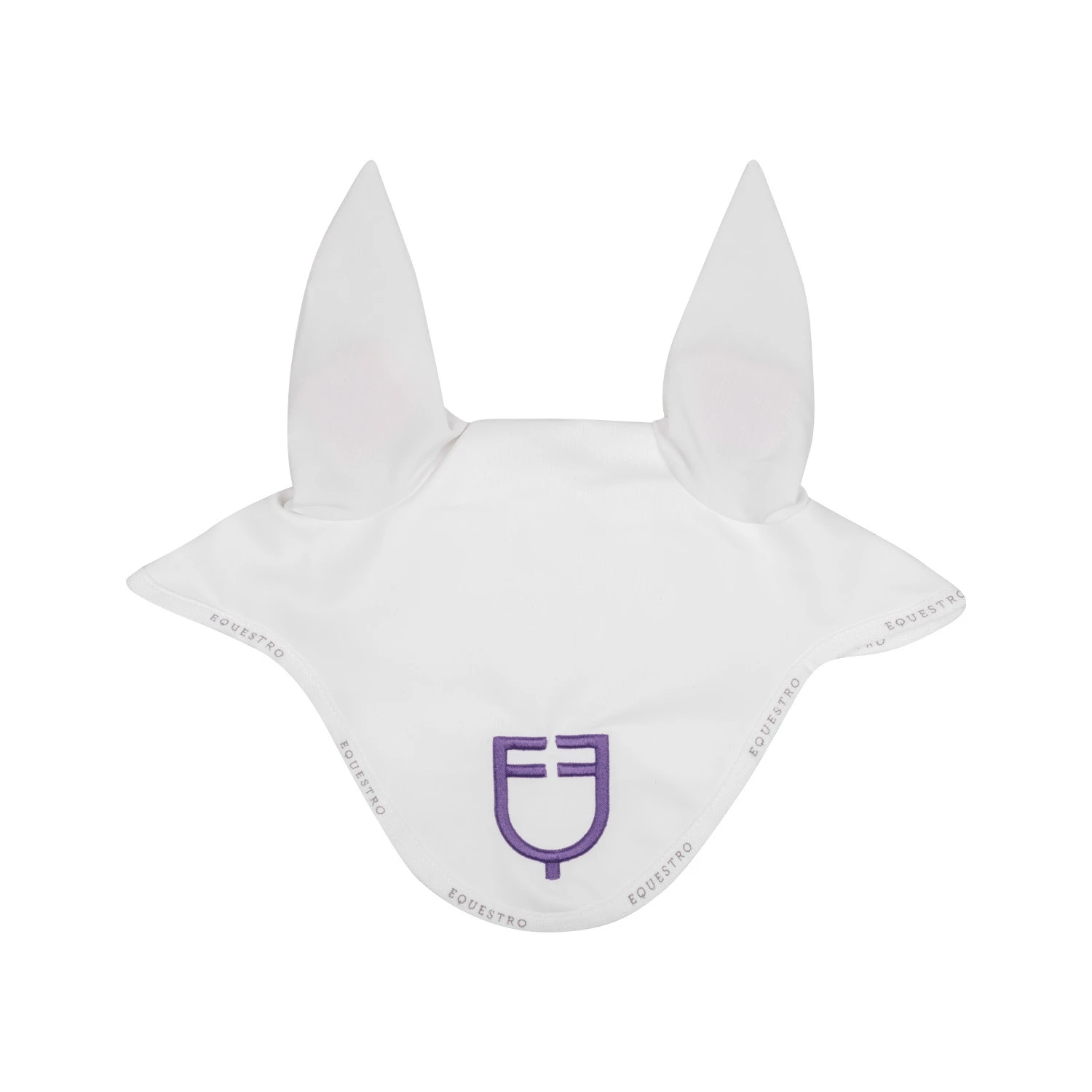 Fliegenhaube aus technischem Stoff mit mehrfarbigem Logo
