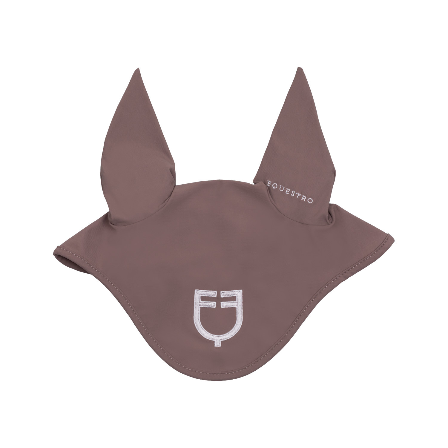 Technical fly veil with contrasting logo