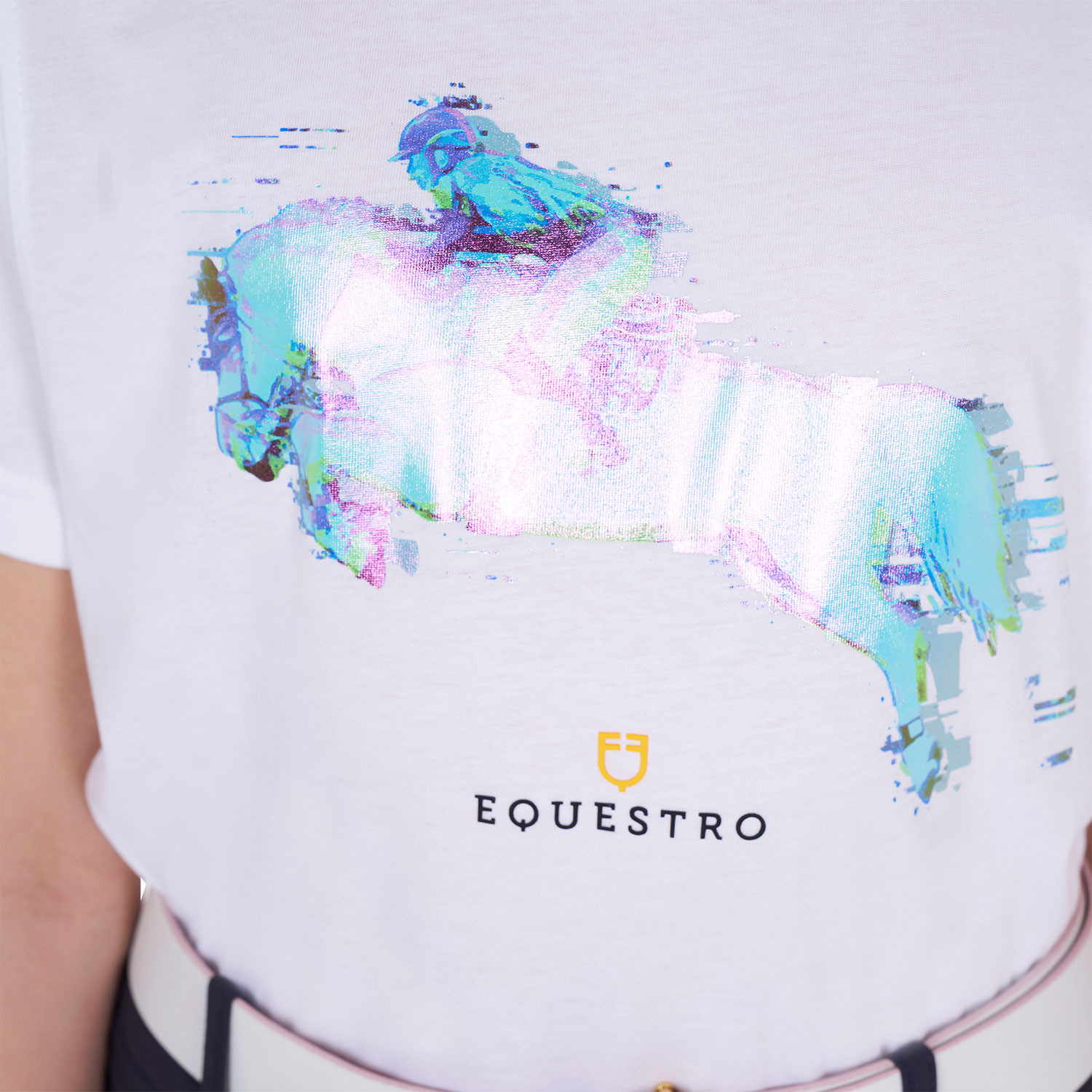Dívčí slim fit tričko Equestro Jump