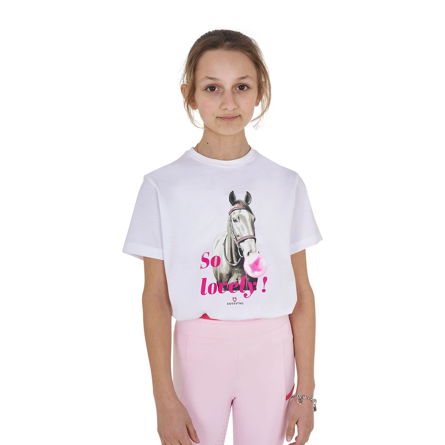 Meisjes' zo lieve katoenen T-shirt