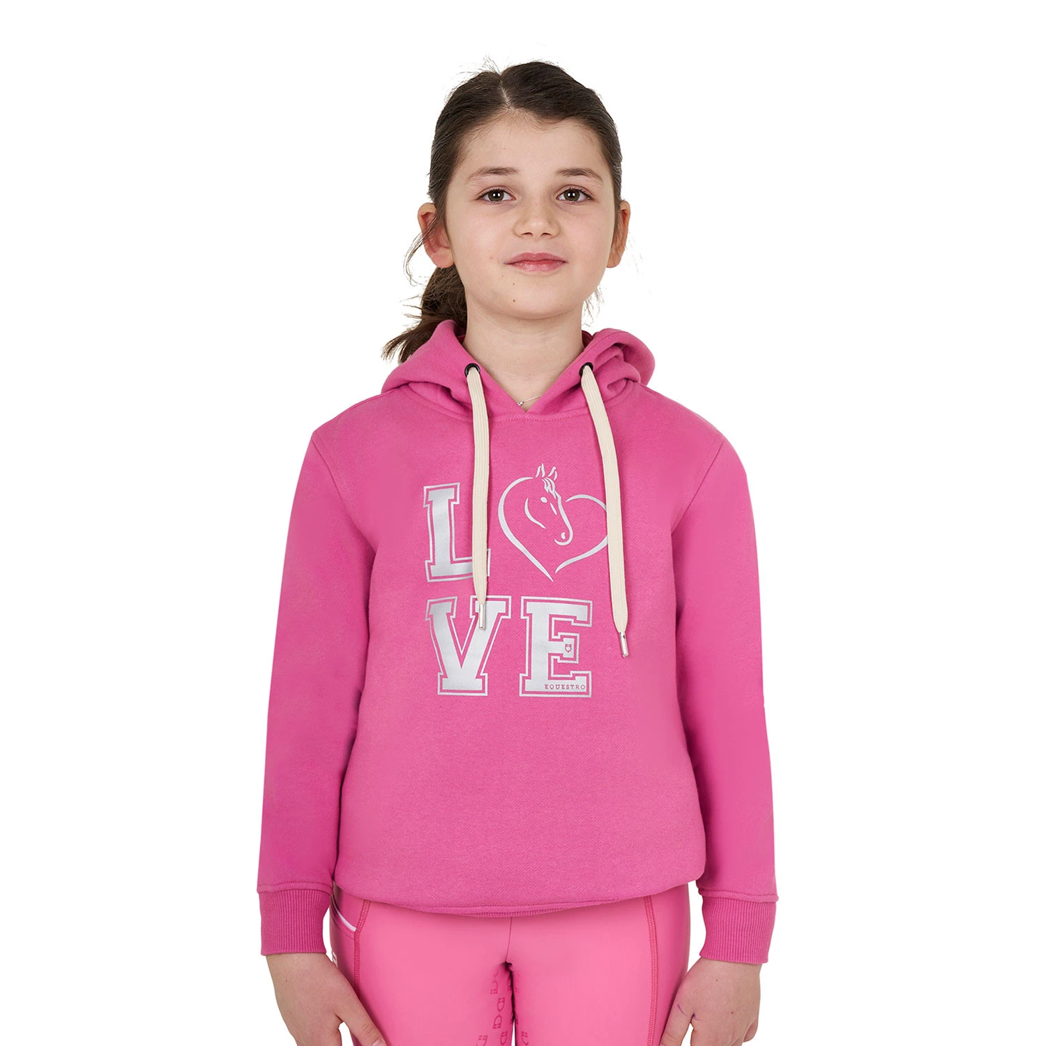 Mädchen Winter-Liebes-Hoodie