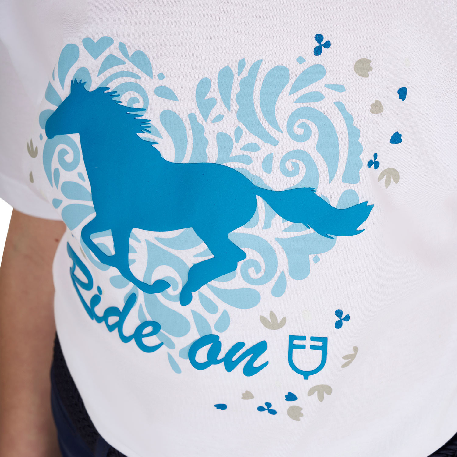 Dívčí bavlněné tričko Equestro Ride On