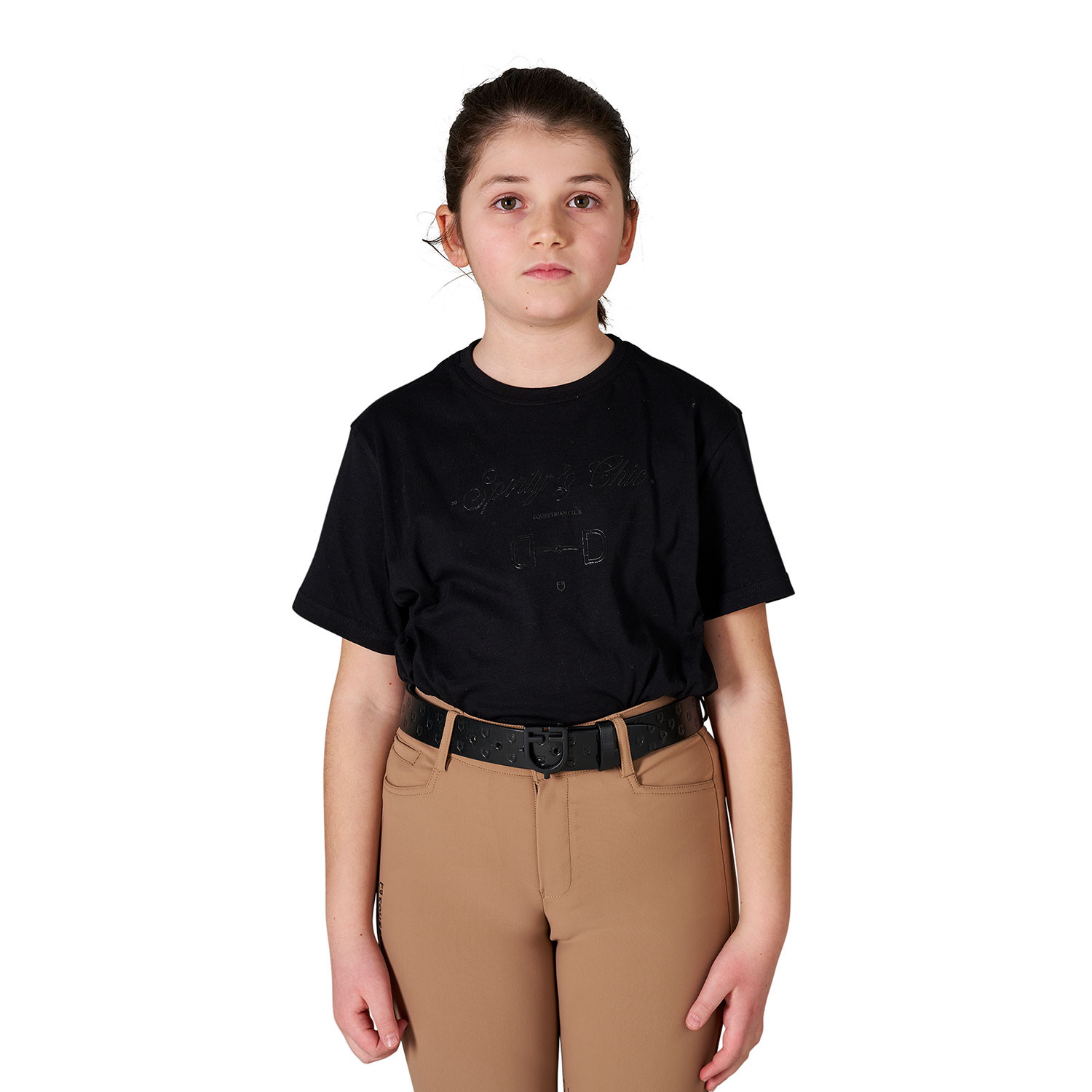 Girls' Sporty & Chic cotton T-shirt