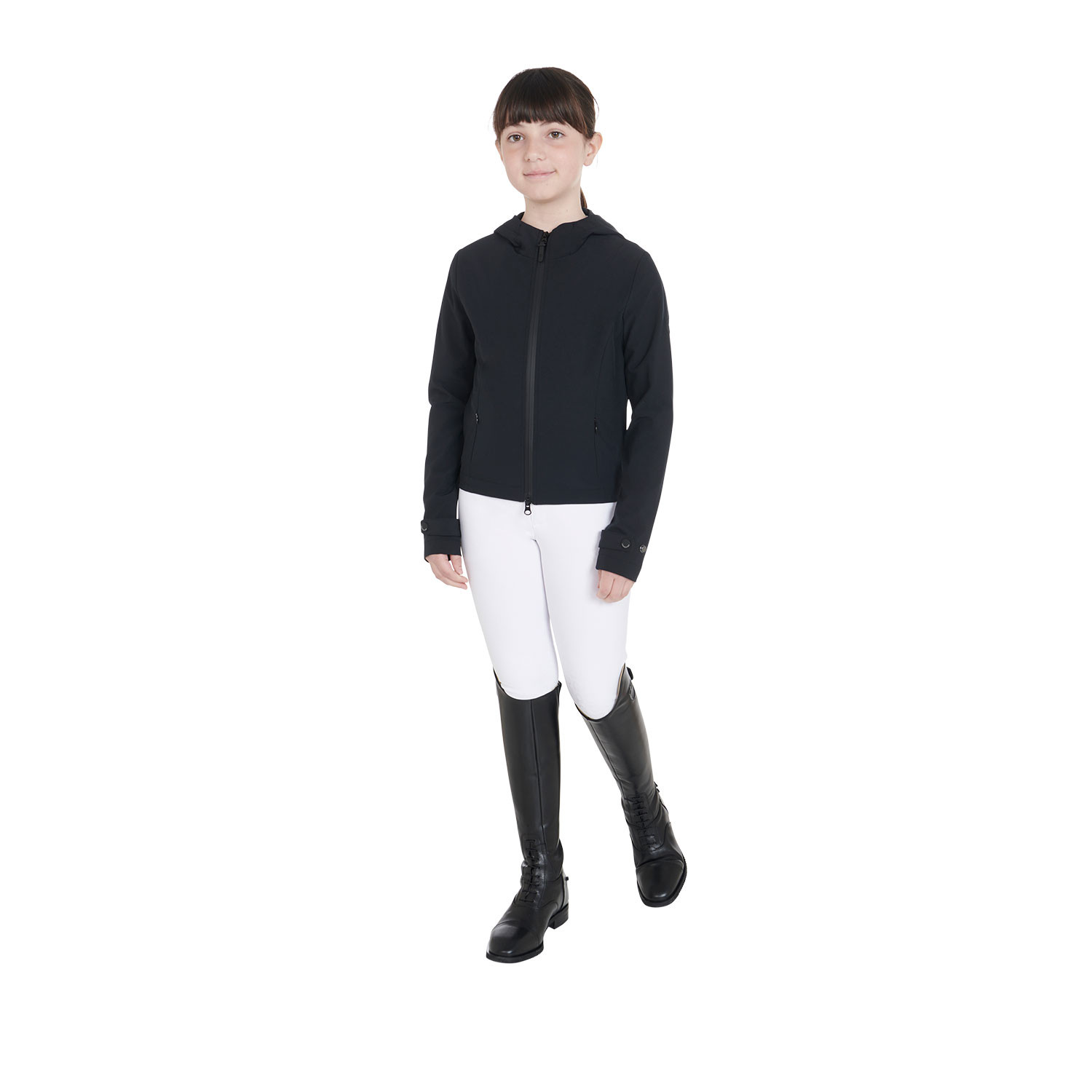 Dětská slim fit softshellová bunda Equestro