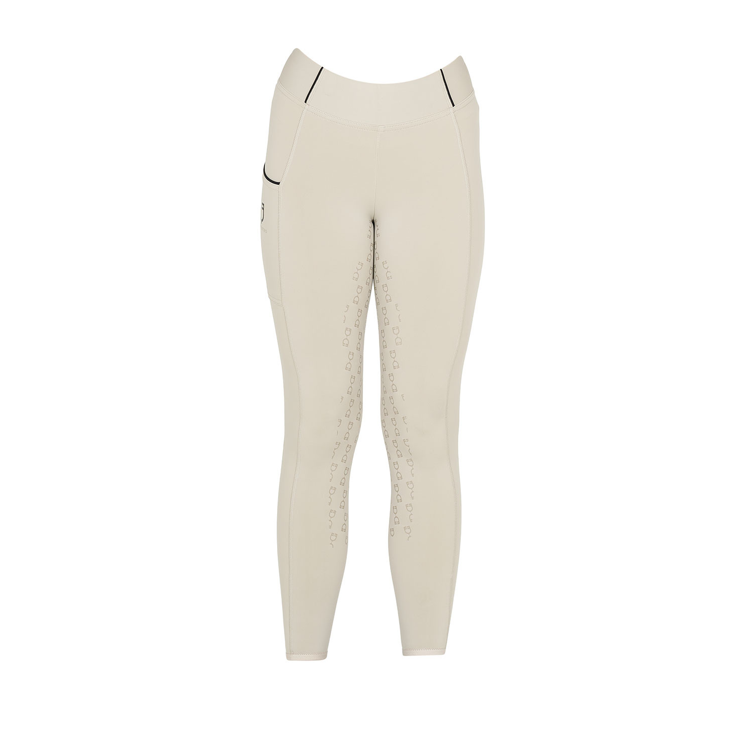Dívčí slim fit jezdecké legíny Equestro s gripem