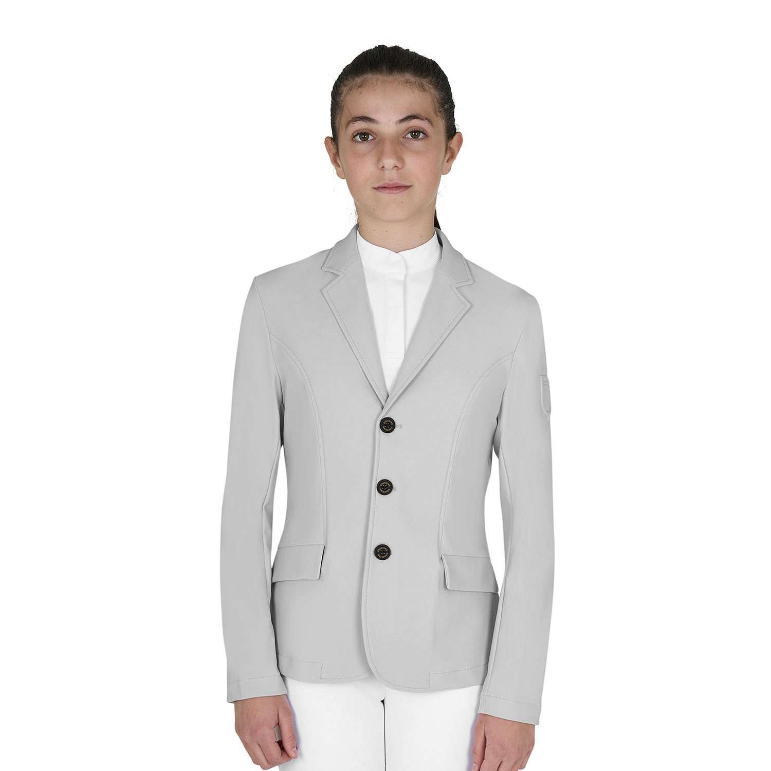 Dětské slim fit závodní sako Equestro Girasol