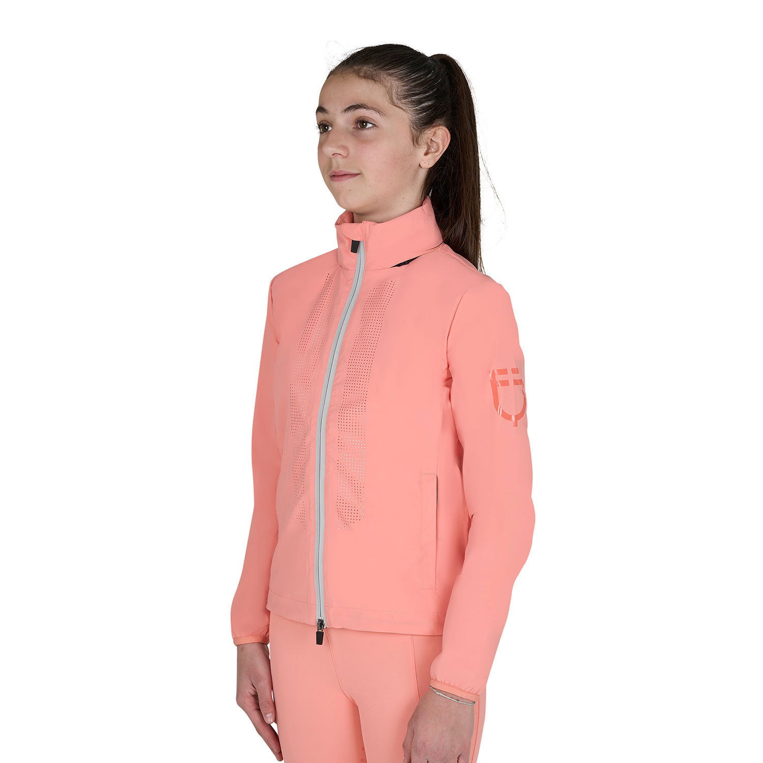 Dětská unisex softshellová bunda Equestro s logem