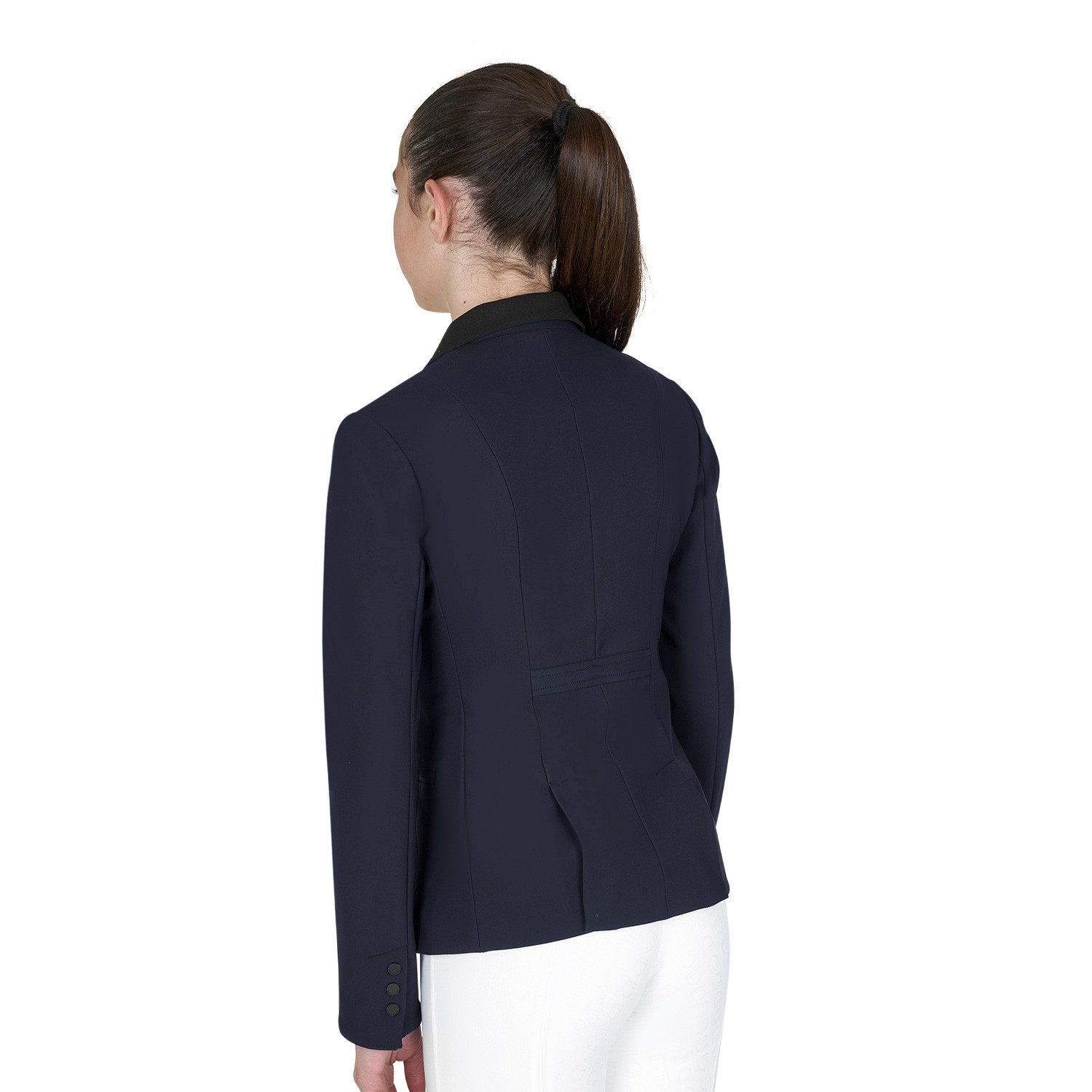 Dětské unisex závodní sako Equestro se zipem a knoflíky