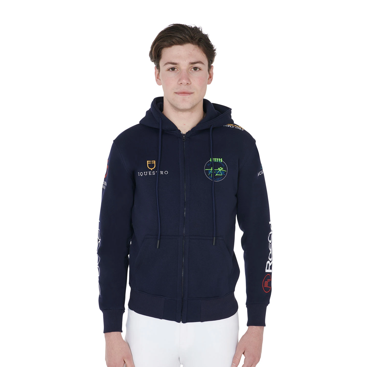 Herren-Sweatshirt mit Multi-Logo-Kapuze