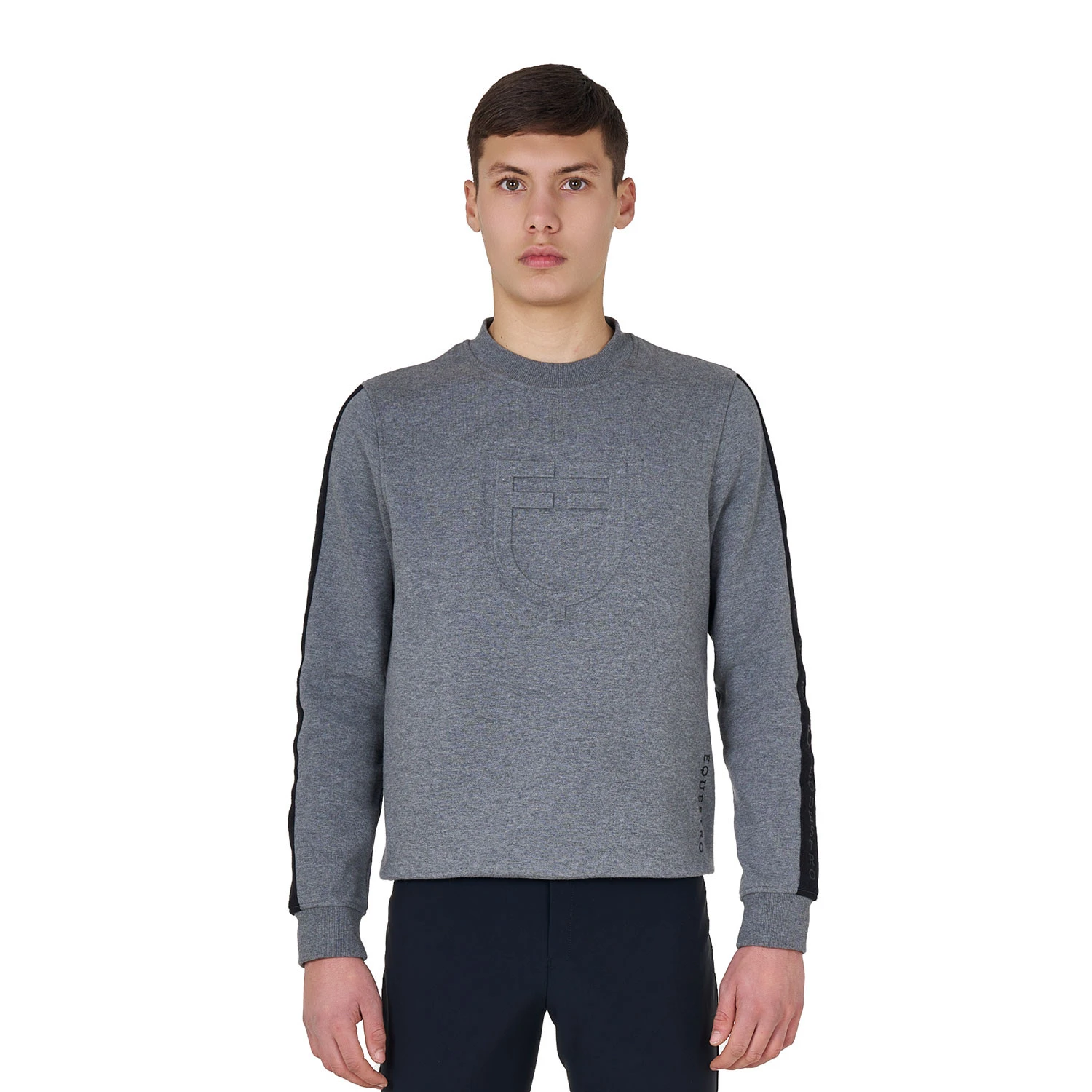 Herren Baumwoll-Sweatshirt mit Logo